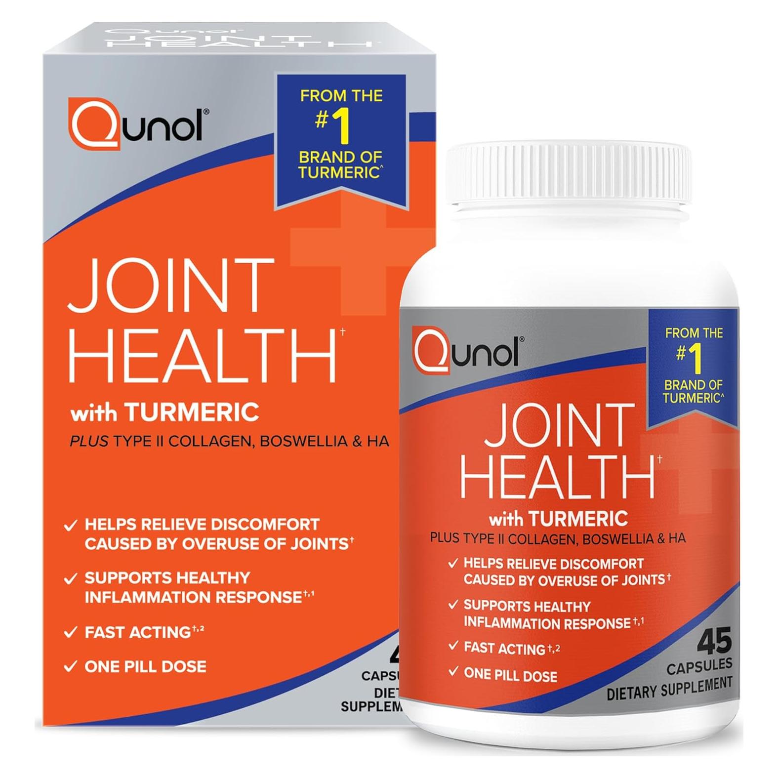 Suplemento Articular Qunol 5-en-1, 45 Cápsulas, Acción Rápida