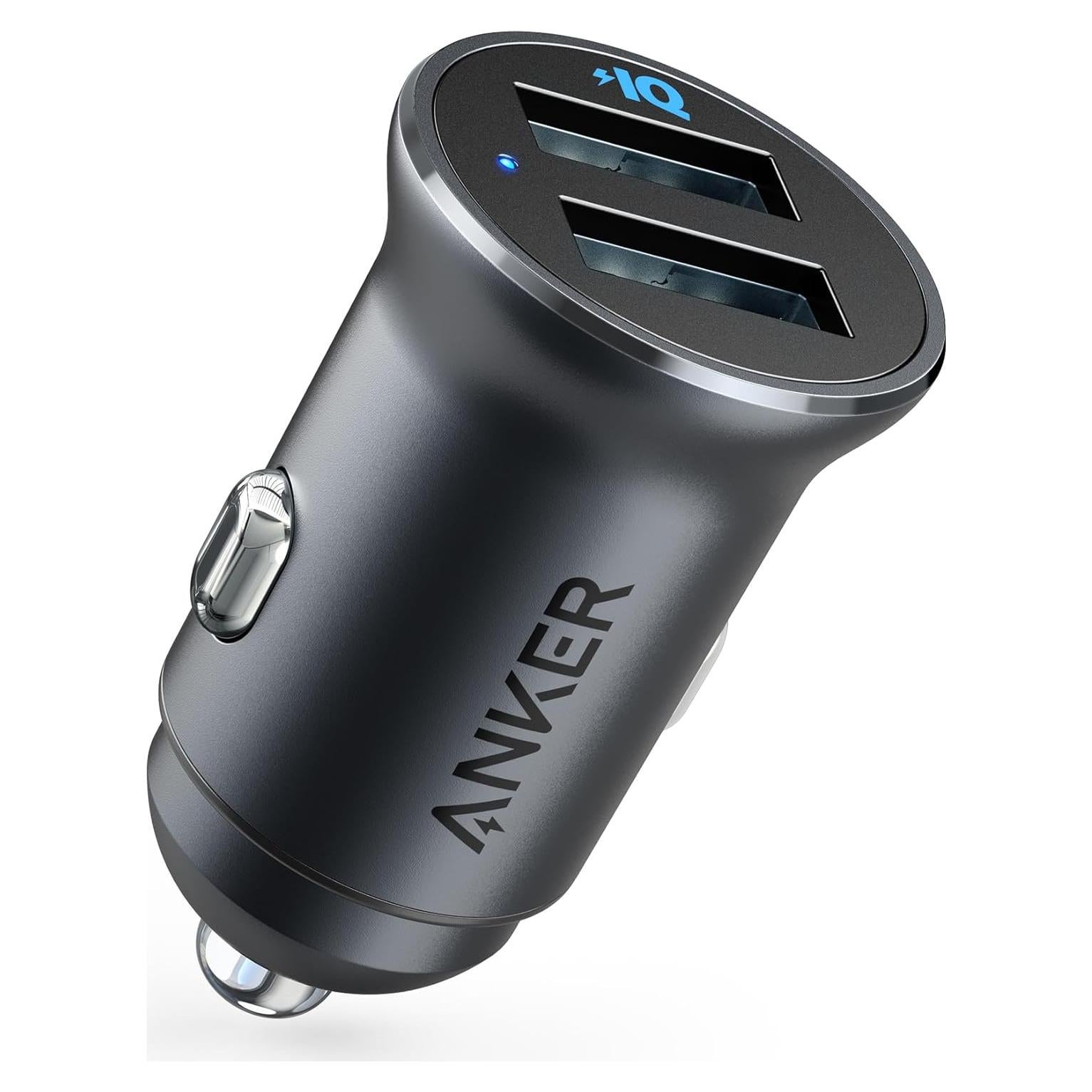 Cargador de Coche Anker 320 24W Doble USB Negro