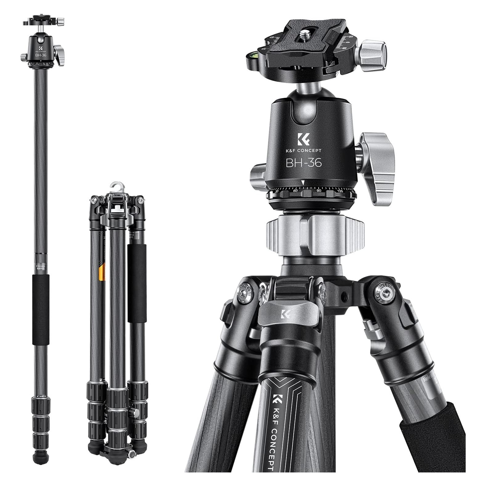 Trípode K&F Concept X-Series 172cm con cabezal de bola