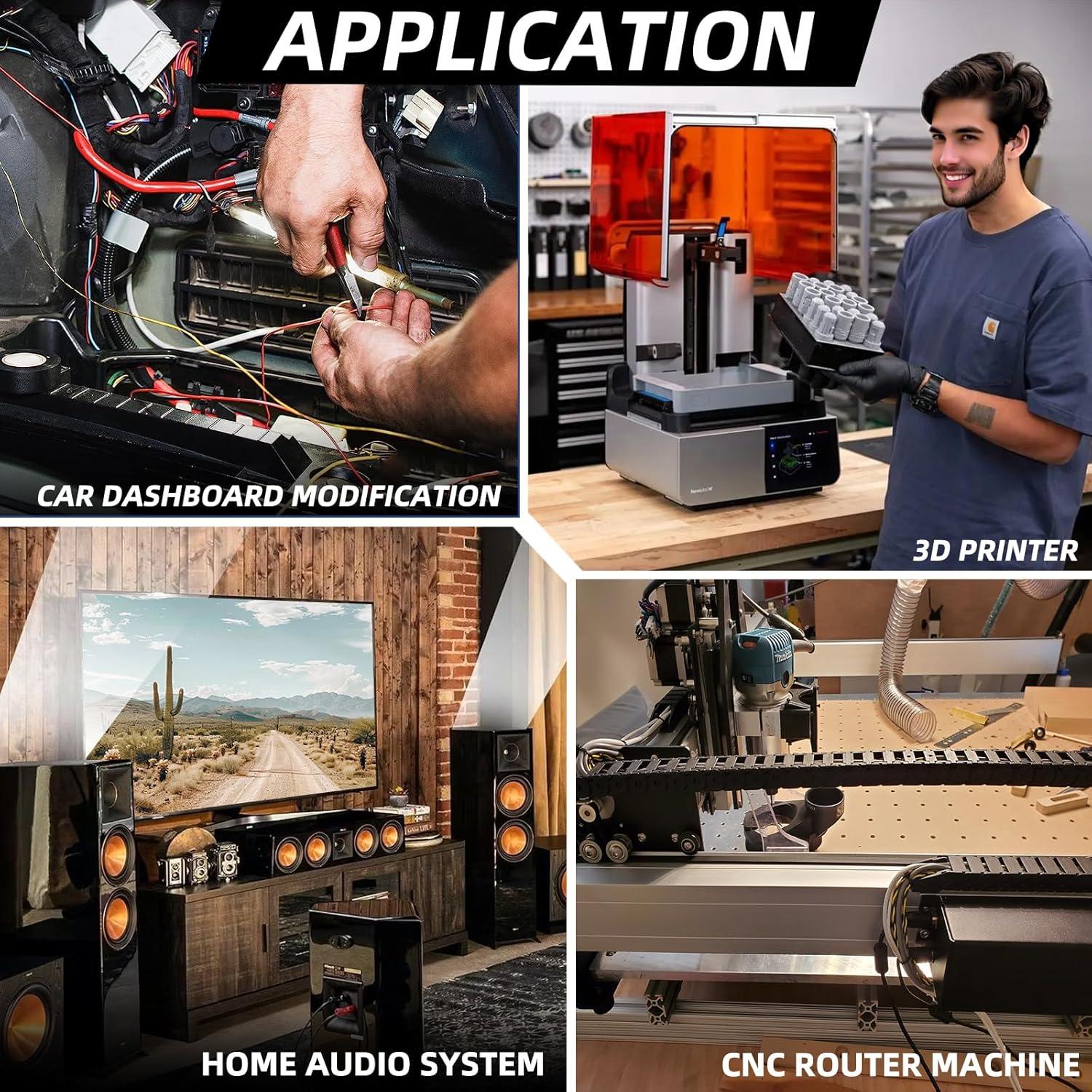 Cable Blindado 14AWG 2 Conductor Cobre Puro 4.57m Mingtong