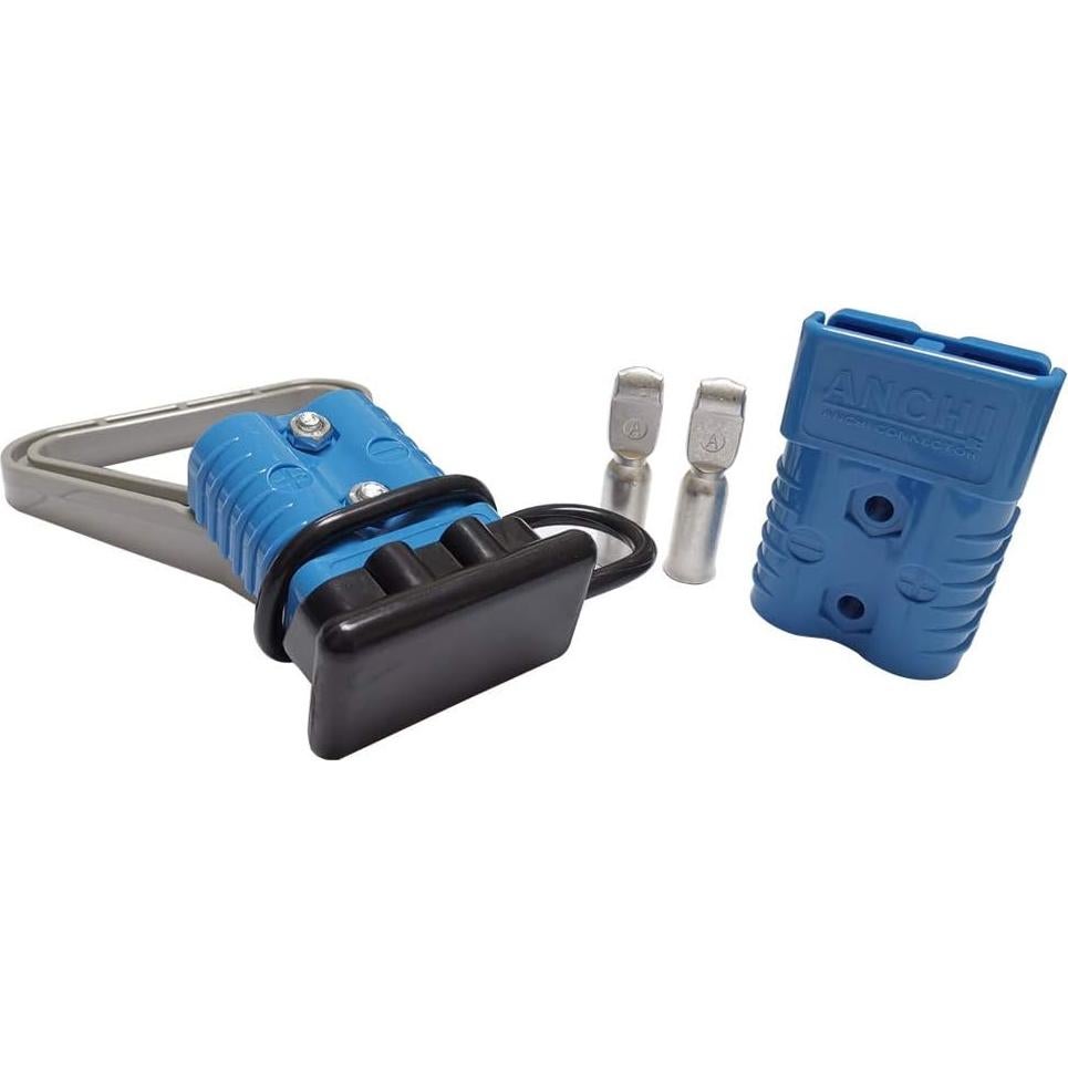 Conectores de Batería 175A ANCHI 2 Pcs con Cubierta Azul