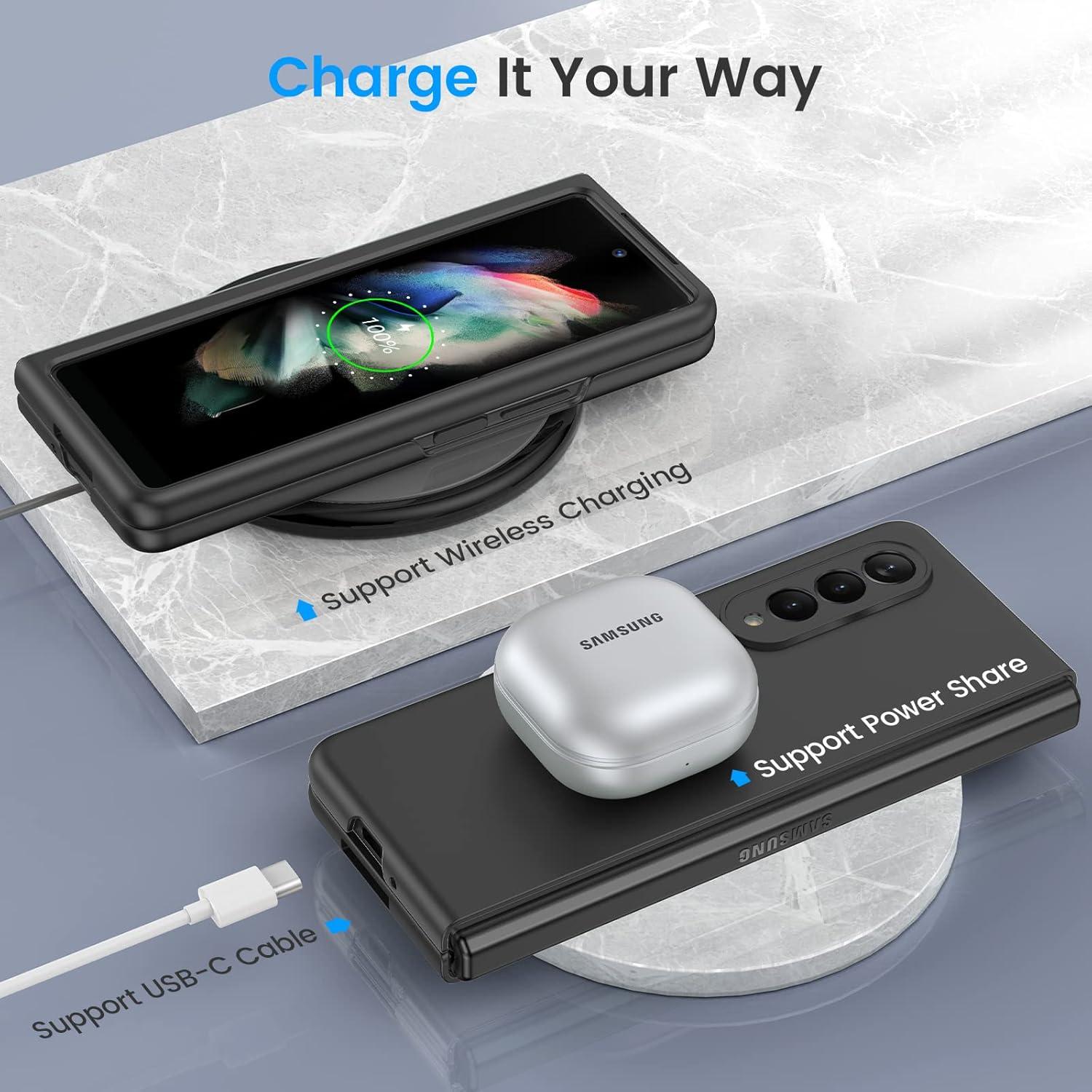 Funda Ruky para Samsung Galaxy Z Fold 3 - Protector Pantalla Integrado