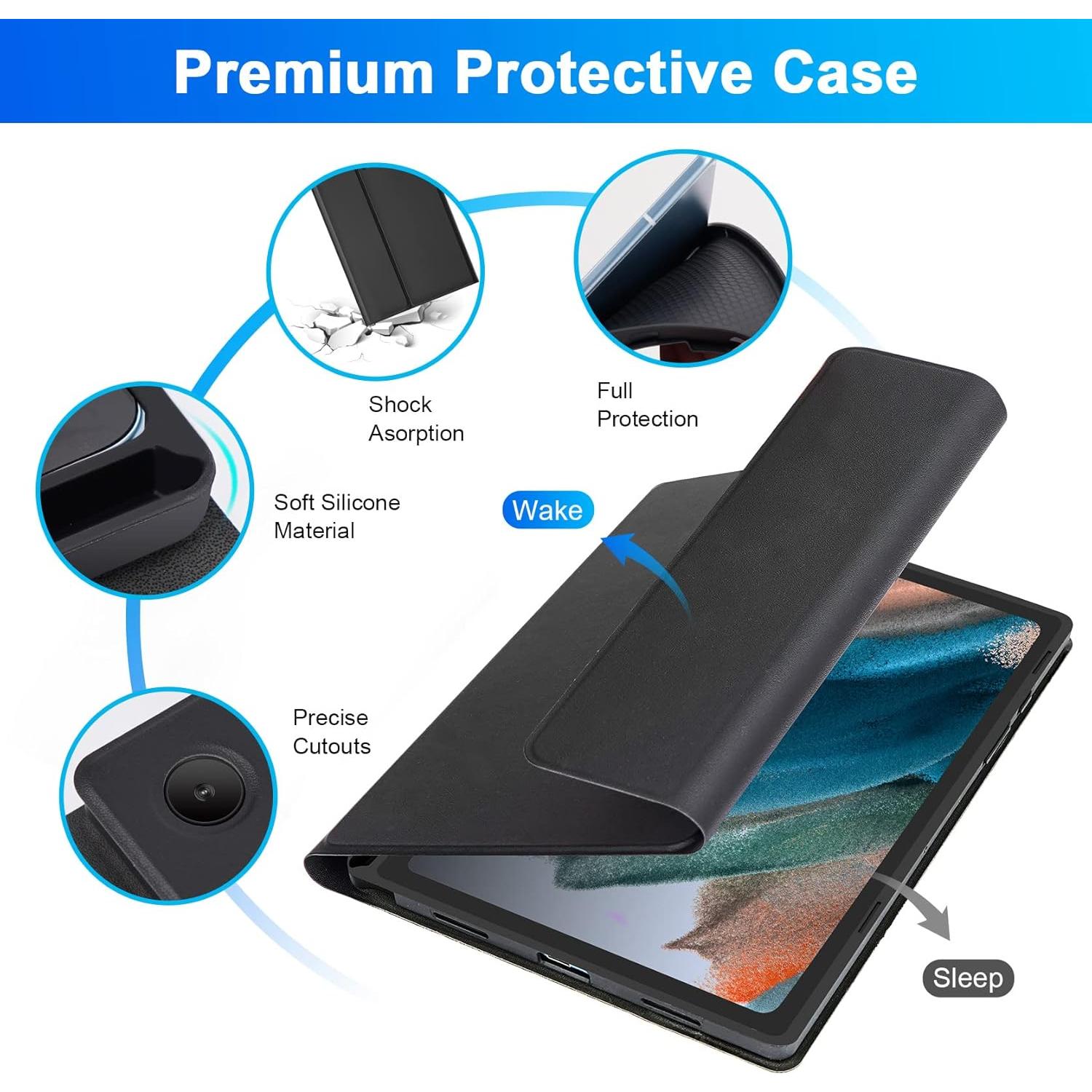 Funda Teclado Inalámbrico LAMA para Galaxy Tab A8 10.5"