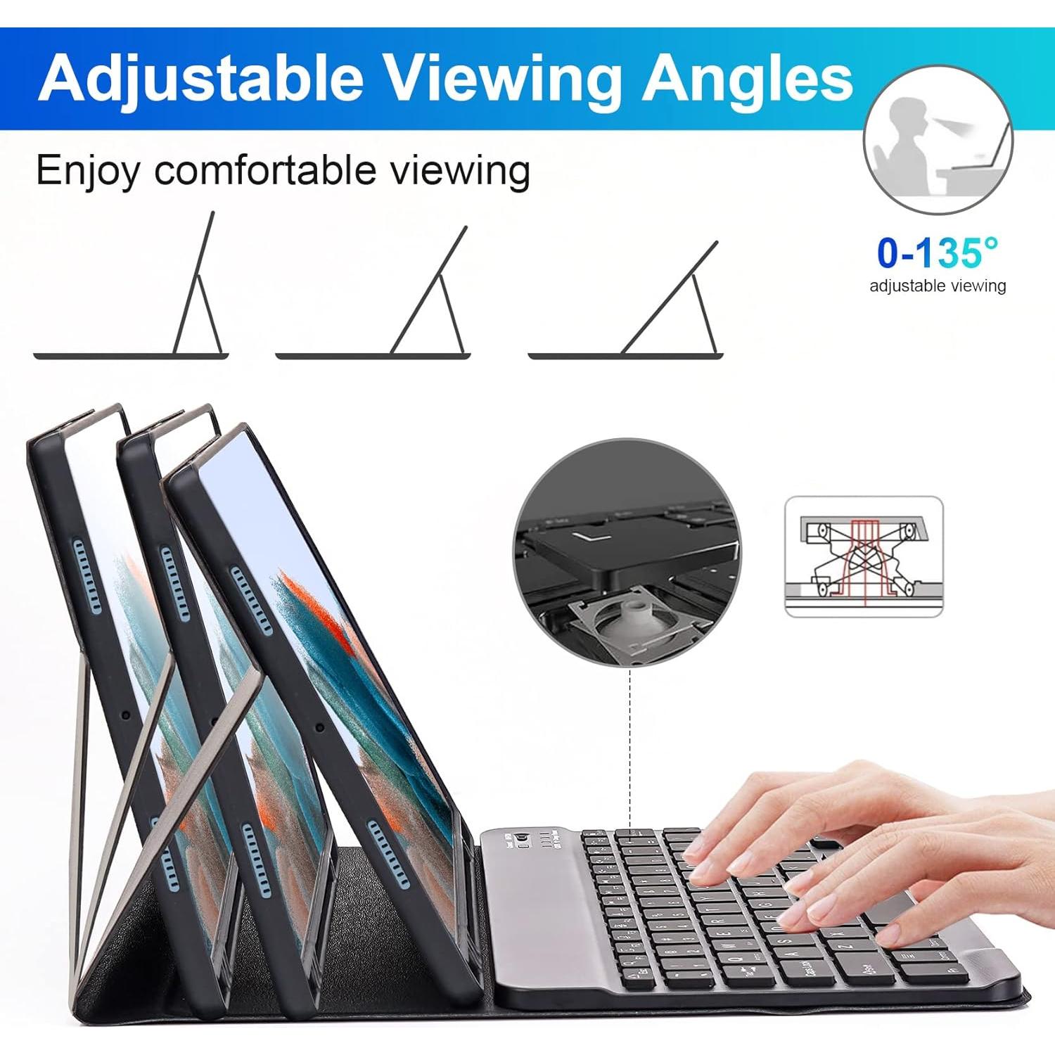 Funda Teclado Inalámbrico LAMA para Galaxy Tab A8 10.5"