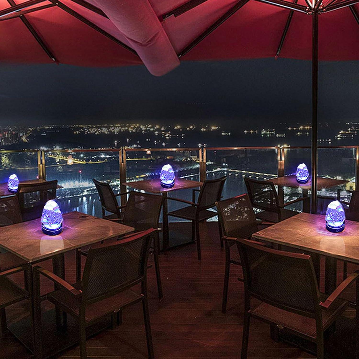 Lámpara de Mesa LED YUBOMT SJD-B RGB Regulable 13cm