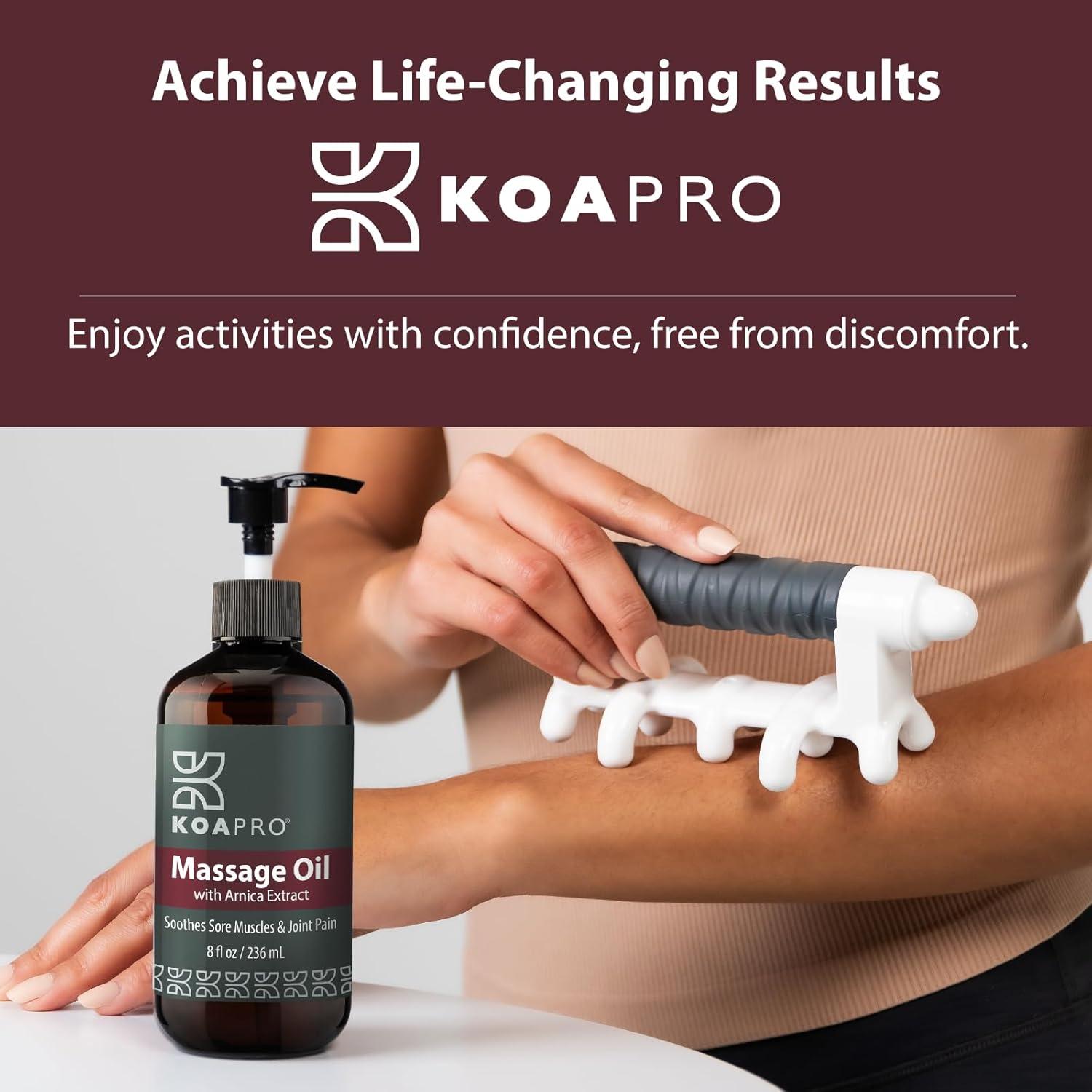 Aceite de Masaje KOAPRO 236.6 ml - Alivio Dolor y Anticelulitis