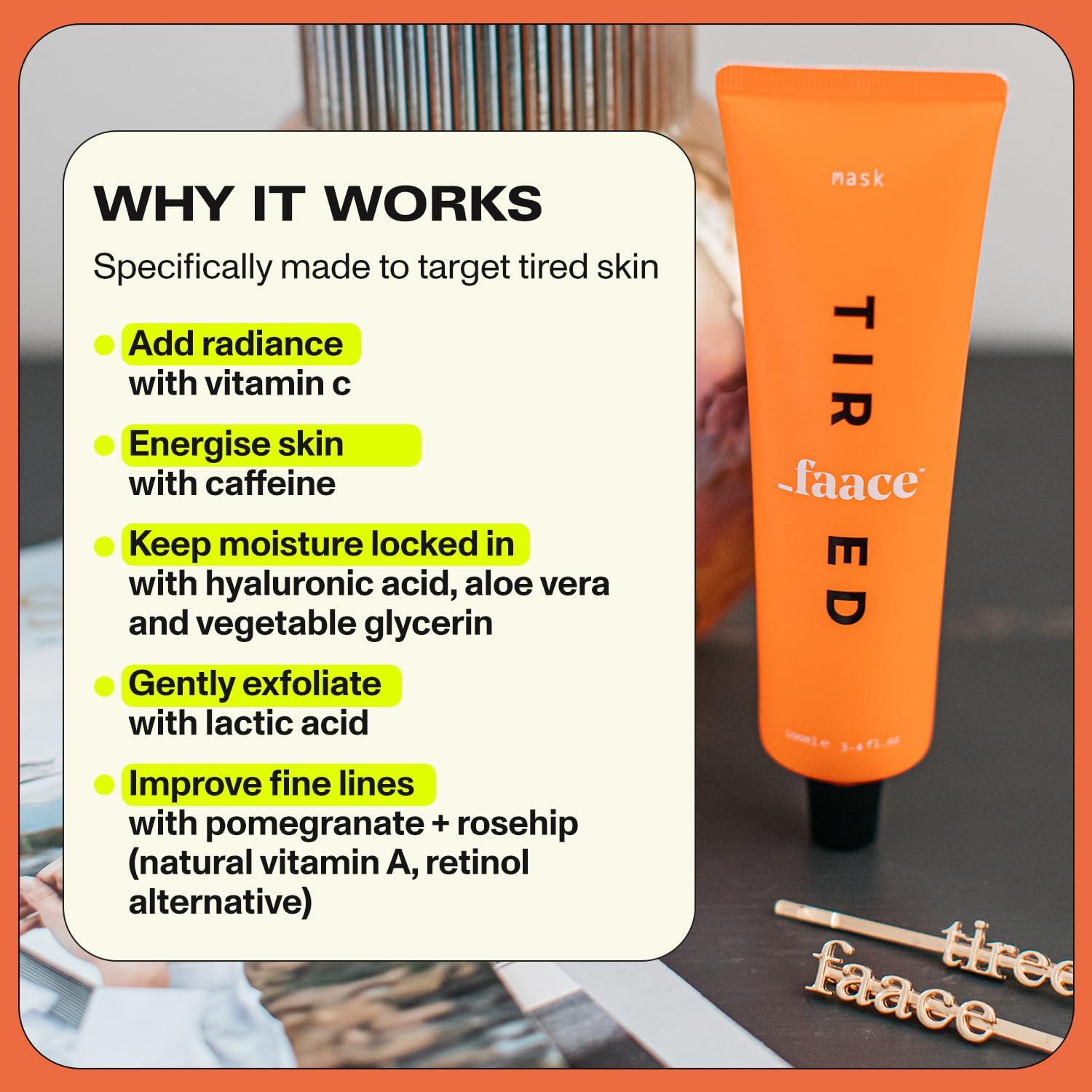 Mascarilla Facial Vegana Faace 100ml - Hidratante con Vitamina C