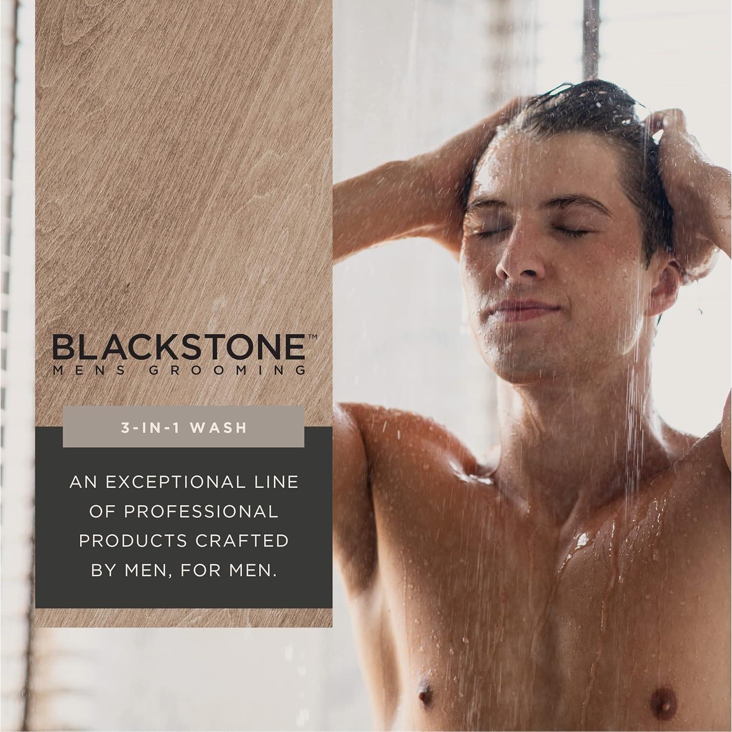Blackstone Lavado 3 en 1 para Hombres - Bourbon y Cedro 946 ml