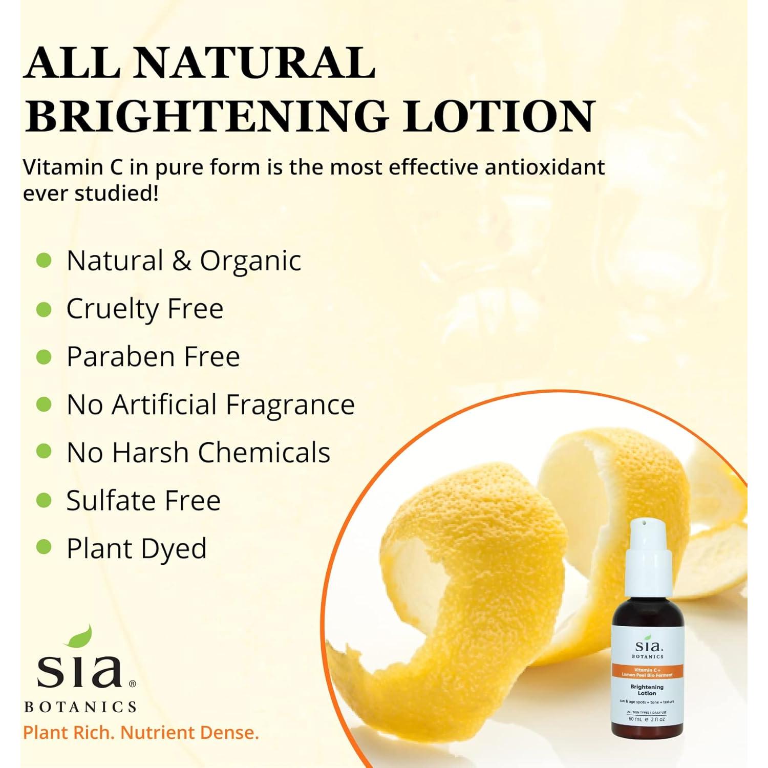 Loción Facial Iluminadora SIA Botanics 59ml Vitamina C