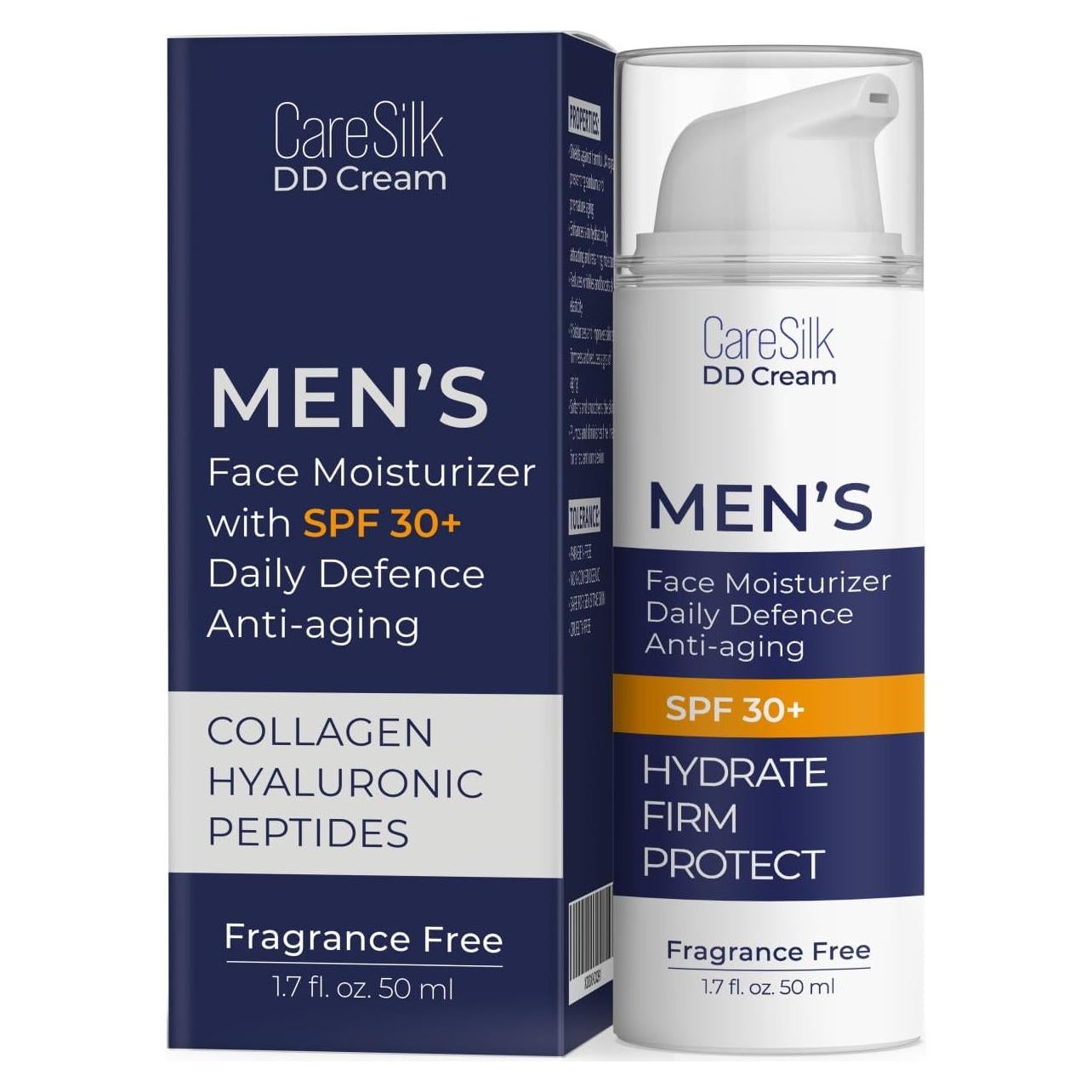 Crema Hidratante Facial para Hombres Caresilk SPF 30 - 50 ml