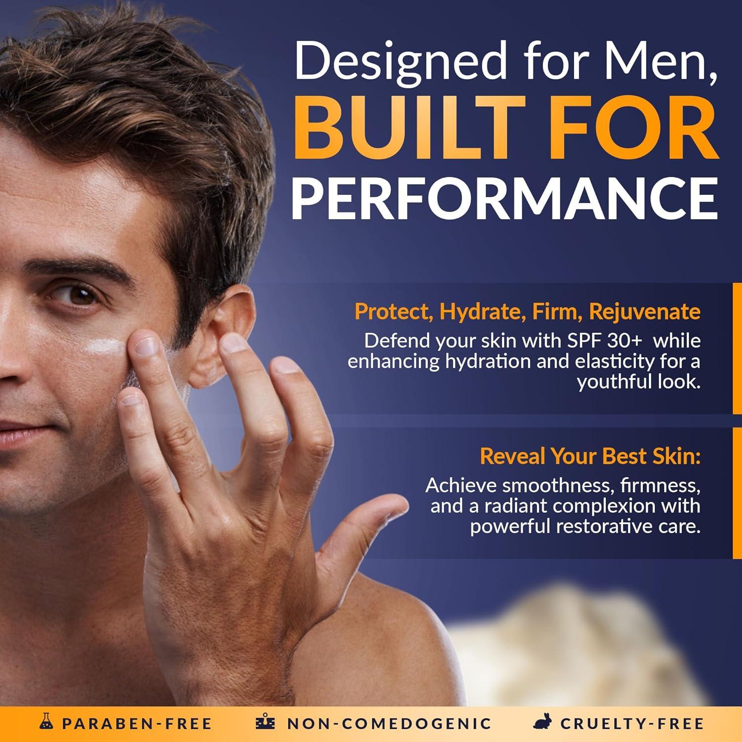 Crema Hidratante Facial para Hombres Caresilk SPF 30 - 50 ml