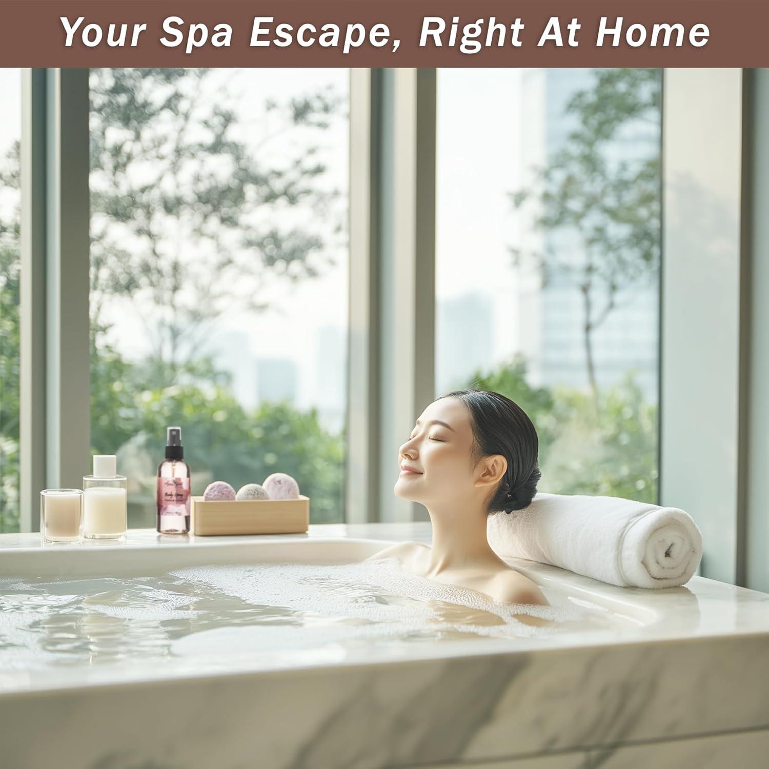 Cesta de Regalo Spa Aqua Elegante - Set 9 Piezas Coco Vainilla