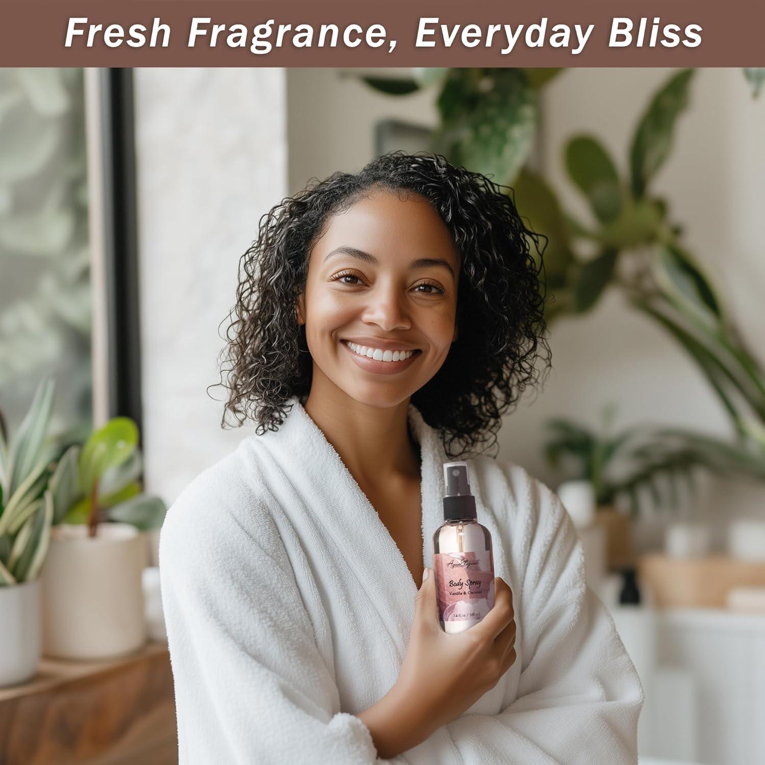 Cesta de Regalo Spa Aqua Elegante - Set 9 Piezas Coco Vainilla