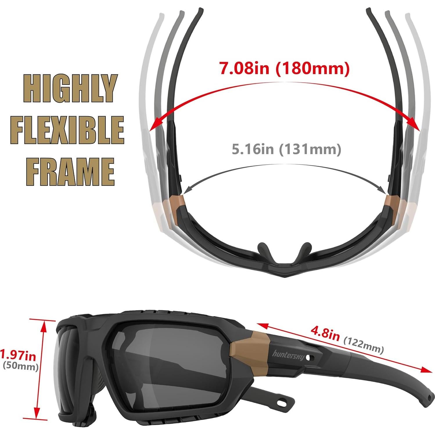 Gafas de Tiro Tácticas Airsoft Grado Militar Anti Niebla