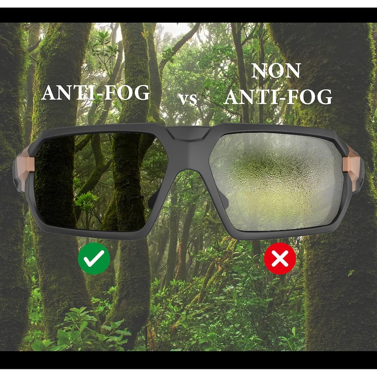 Gafas de Tiro Tácticas Airsoft Grado Militar Anti Niebla