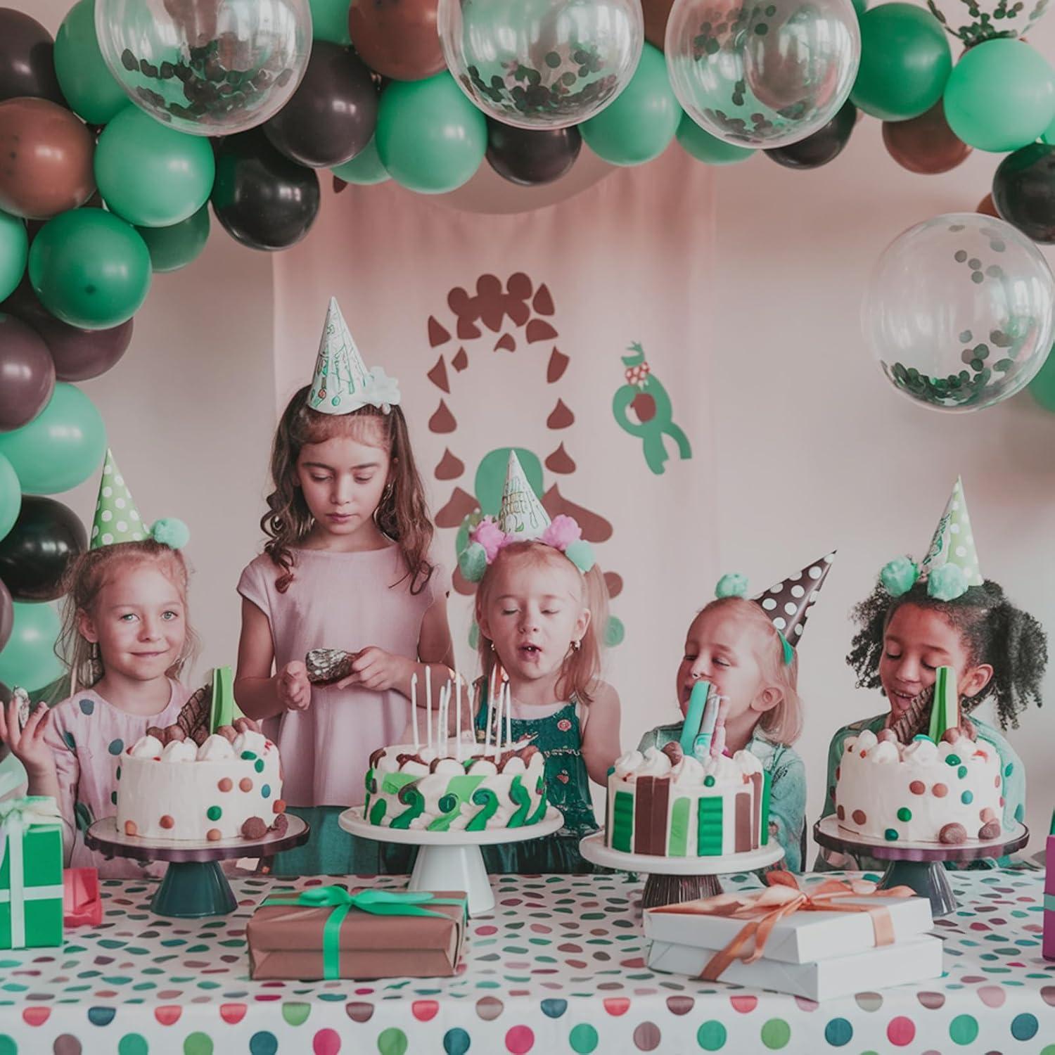 Globos de Láttex 30 cm FEYG Verde y Negro para Fiestas