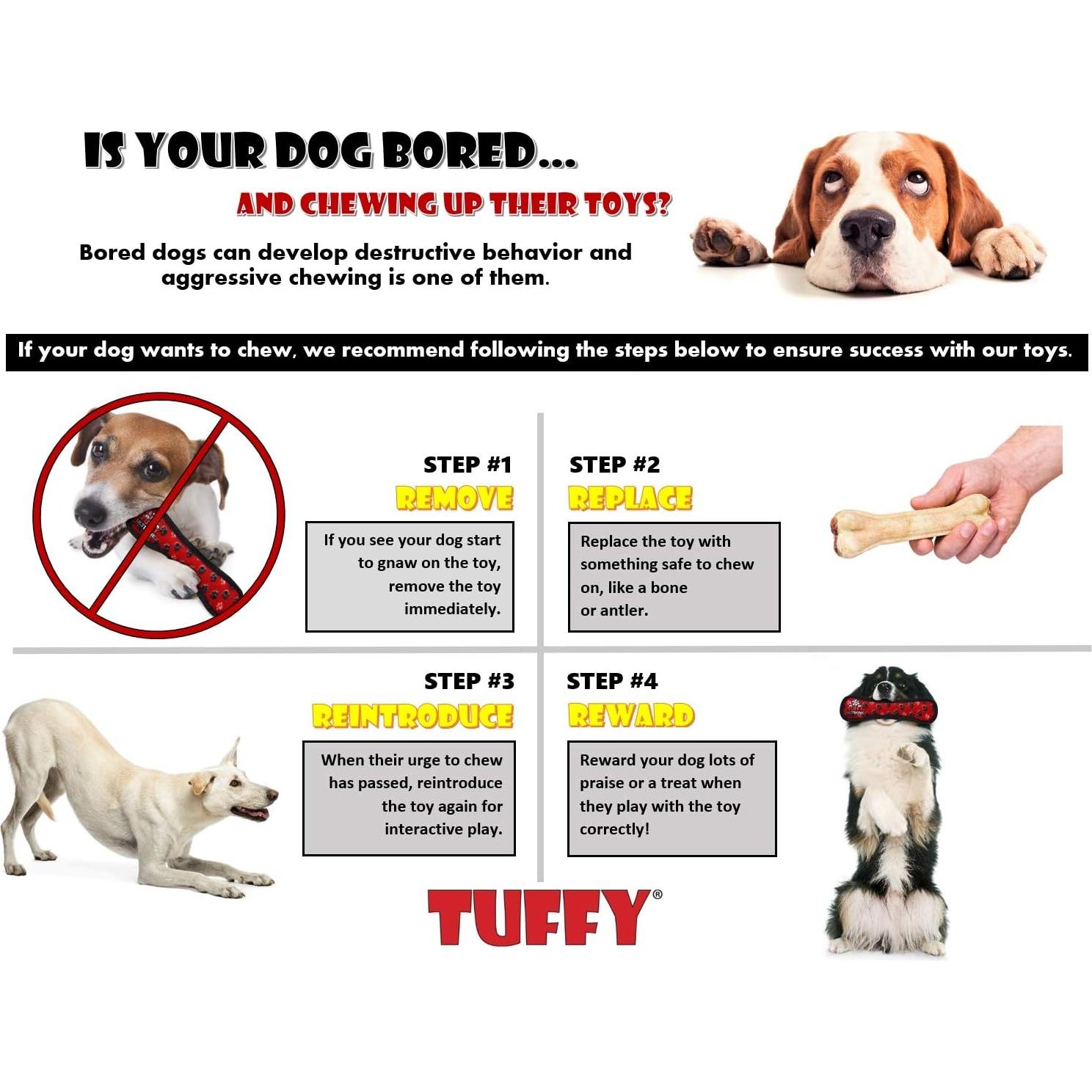 Juguete para Perro TUFFY Raya Océano - Resistente y Lavable