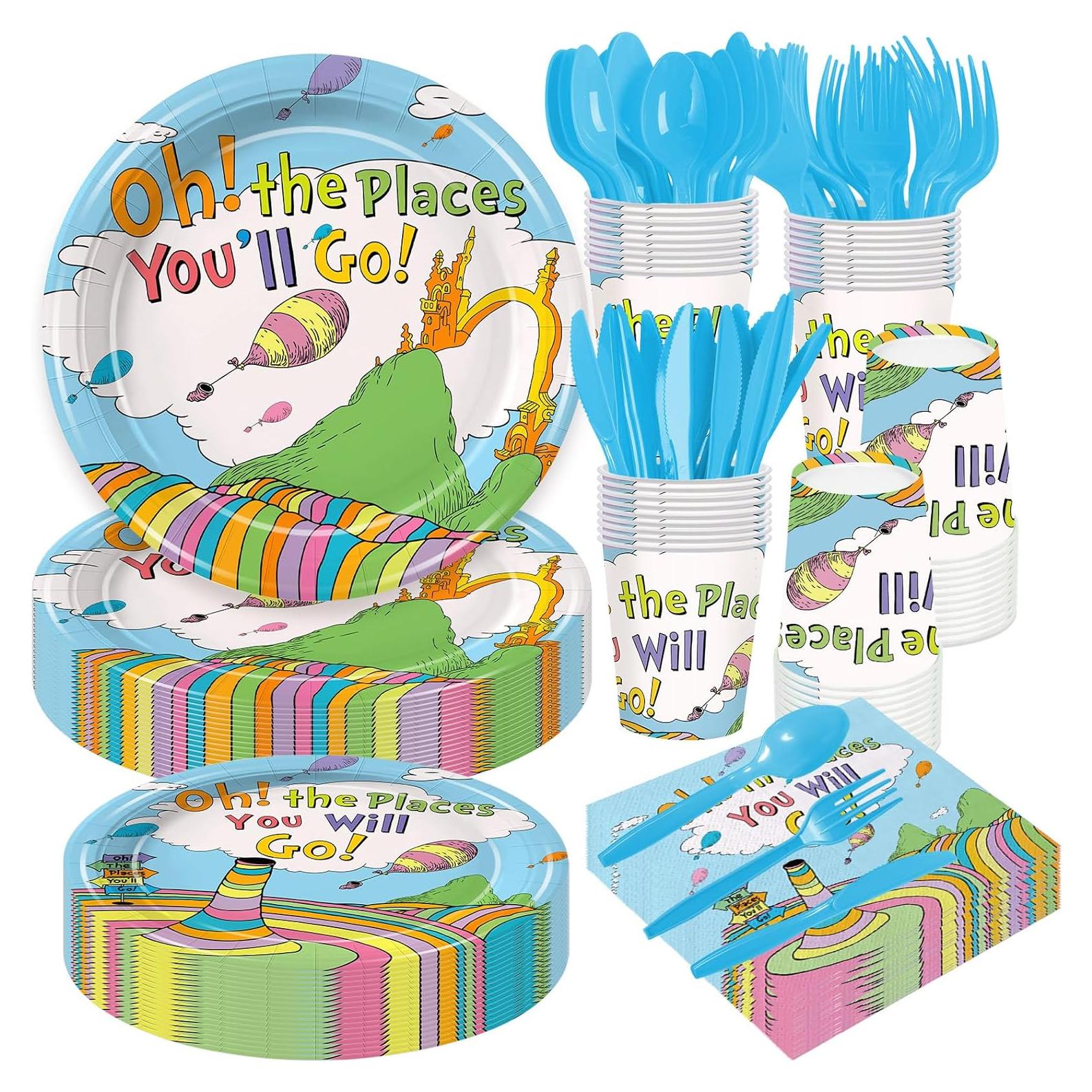 Juego de Vajilla de Fiesta Chicvizi 168 Piezas para 24 Invitados