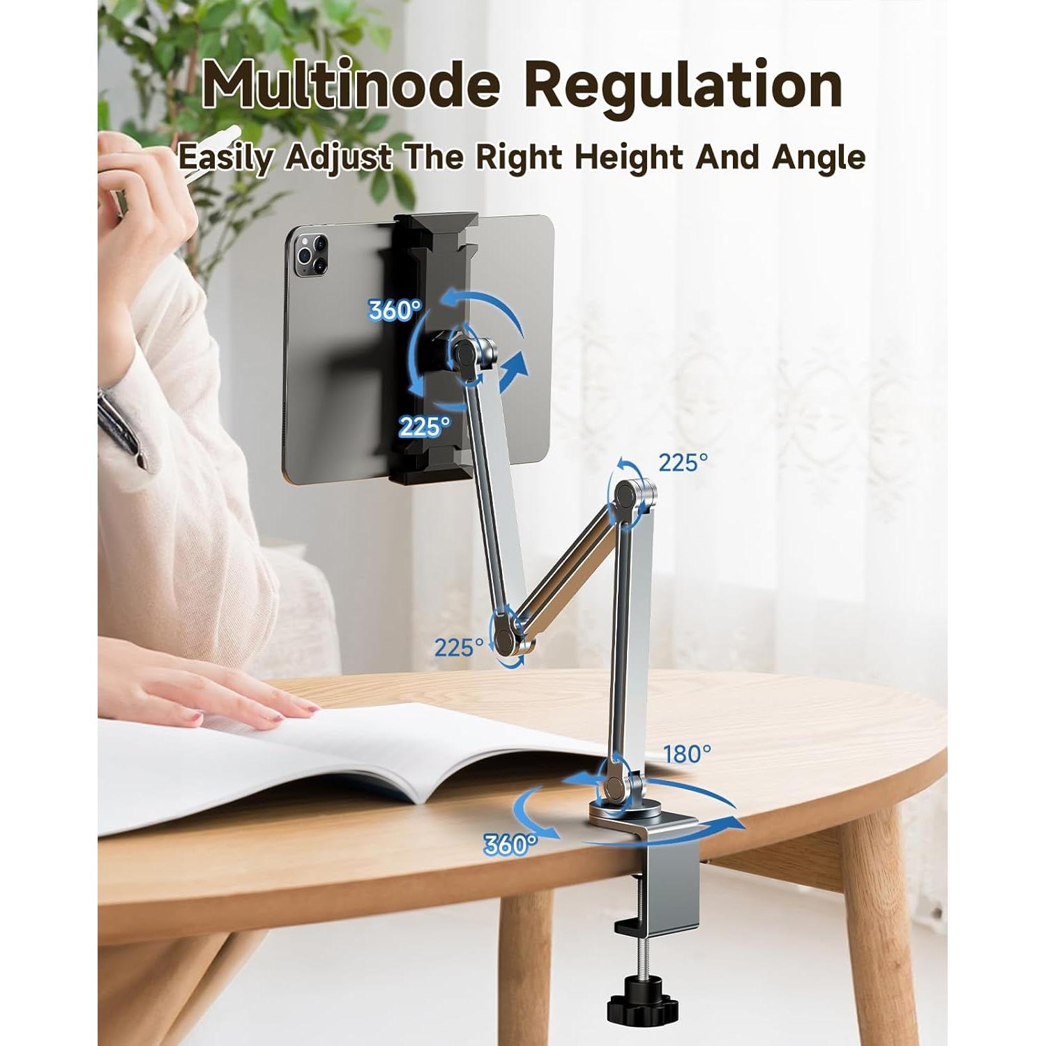 Soporte de Mesa YICOSUN D2 Ajustable 360° para Tabletas