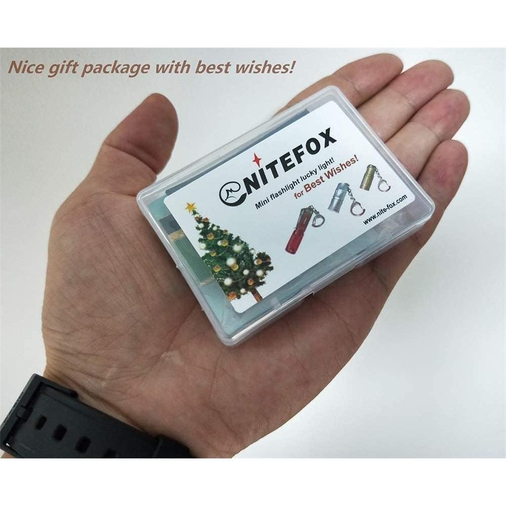 Mini Linterna de Llavero Nitefox K3 150 Lúmenes Resistente al Agua