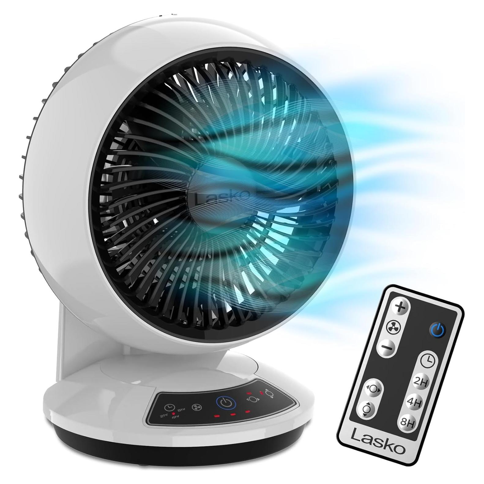 Ventilador de Mesa Lasko Whirlwind 3 Velocidades Control Remoto
