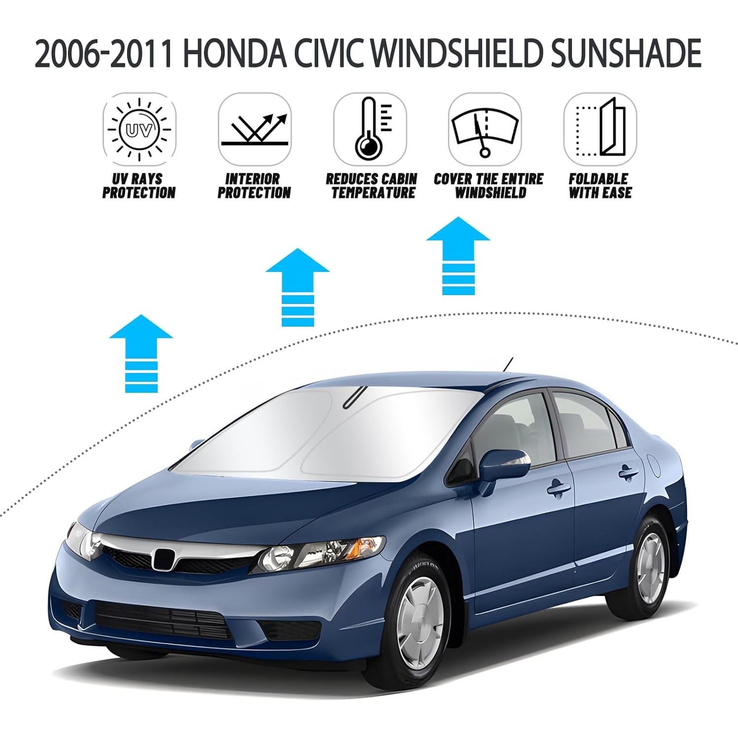 Protector Solar D-Lumina para Parabrisas Honda Civic 2006-2011