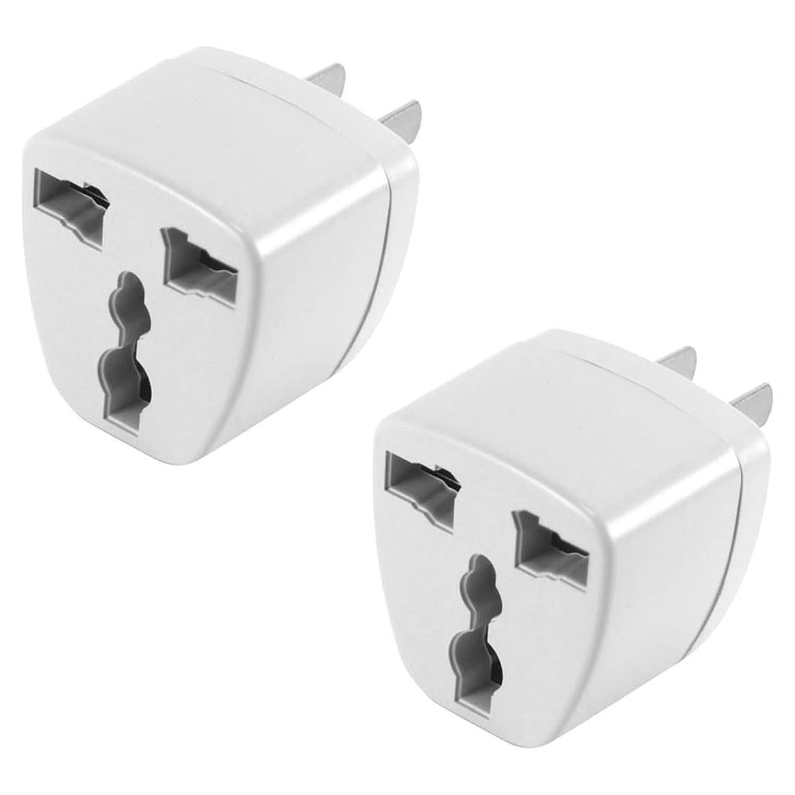 Adaptador de Enchufe de Viaje Cellet CNFPIN2 - 2 Paquete Blanco
