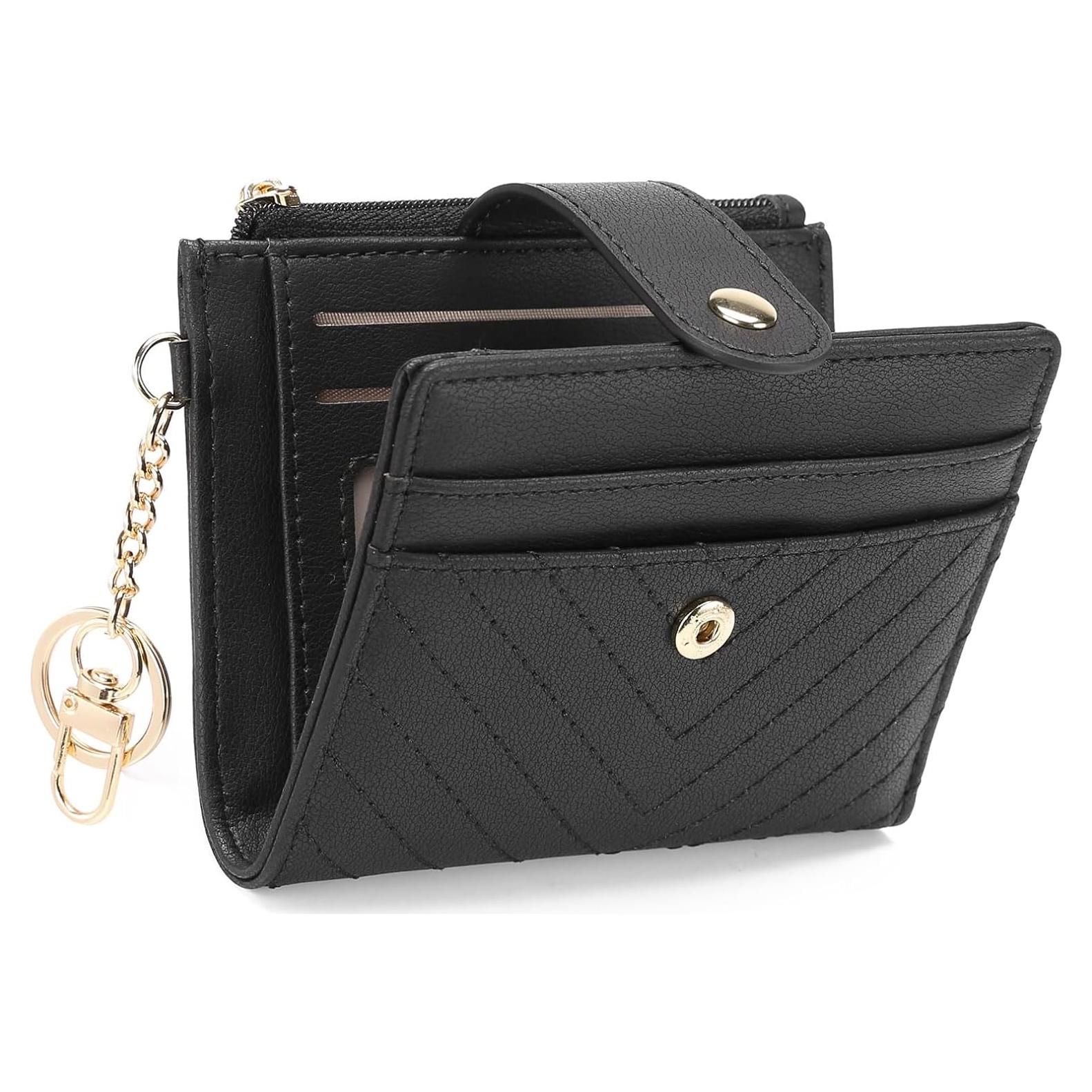Cartera Slim GAEKEAO para Mujeres con Bloqueo RFID - Negro