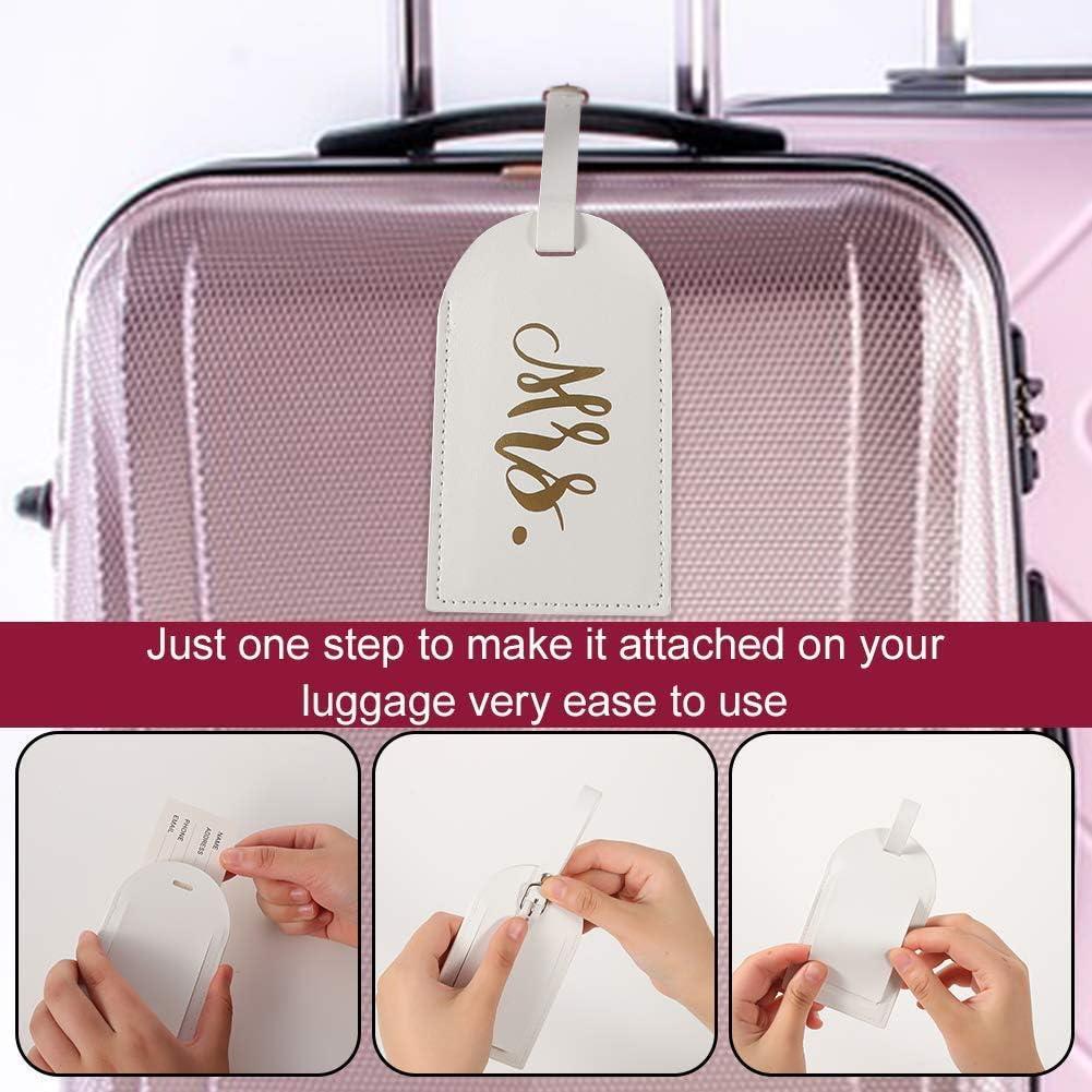 Soporte de Pasaporte y Etiquetas de Equipaje Mr. & Mrs. - KATIE LOXTON