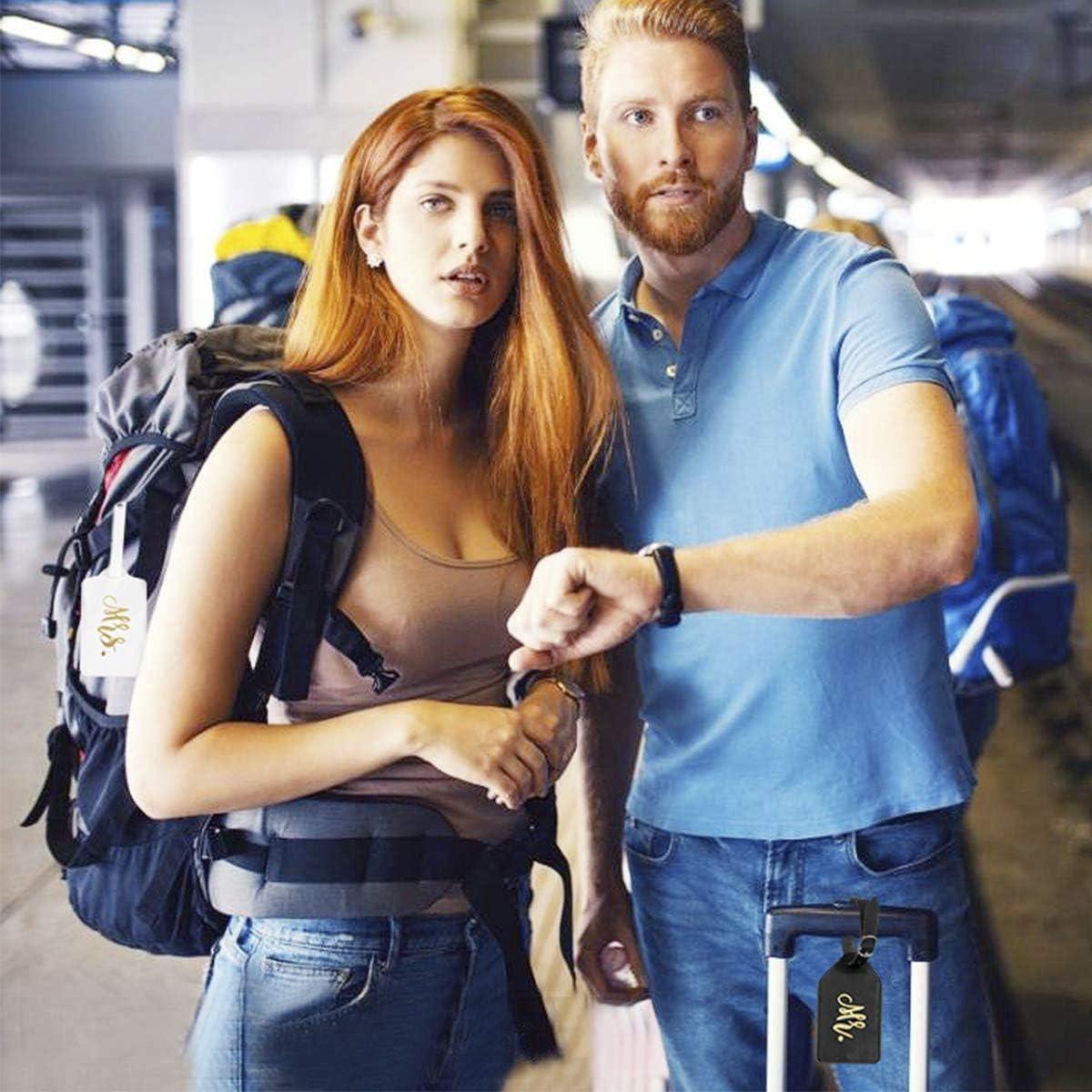 Soporte de Pasaporte y Etiquetas de Equipaje Mr. & Mrs. - KATIE LOXTON