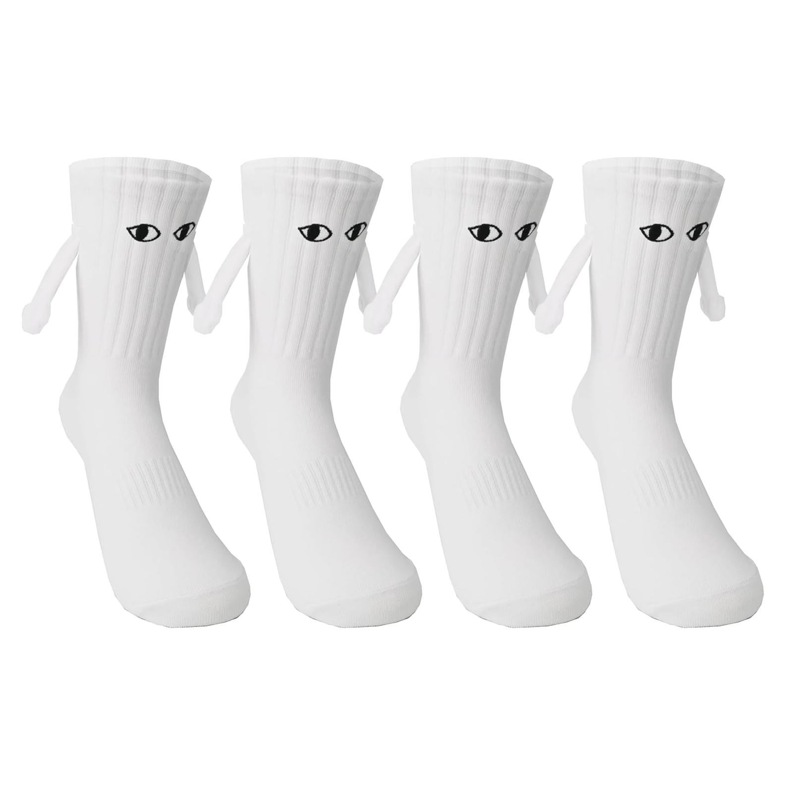 Calcetines Magnéticos Keauexp con Ojos Bordados 2 Pares