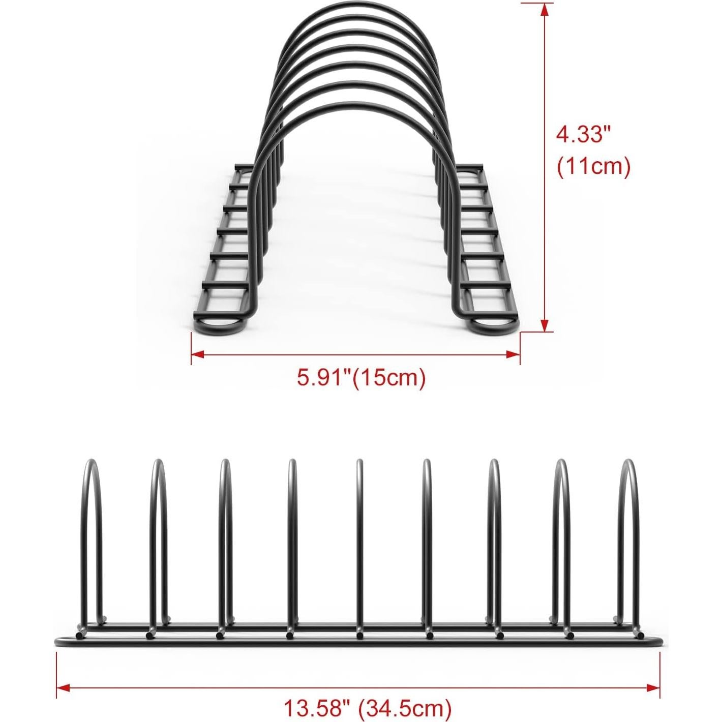 Soporte para tapas de ollas JAQ, 34.5cm, organizador de cocina