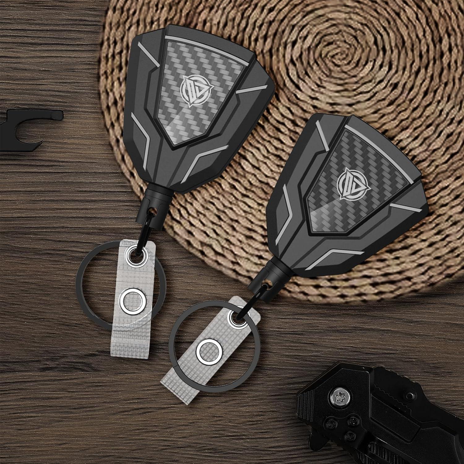 Llavero Retráctil Oaridey con Clip para Cinturón 80.8 cm