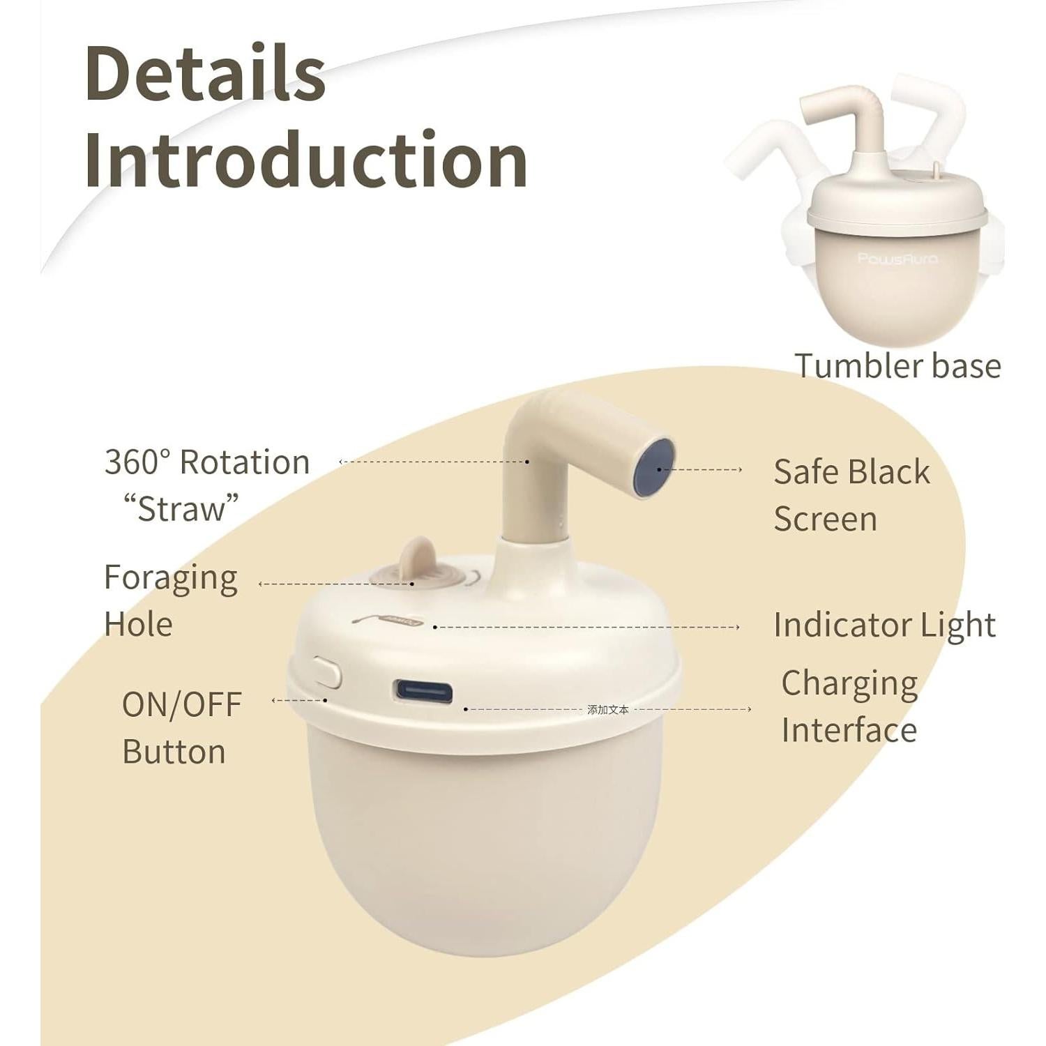Juguete Láser para Gatos Whixo Interactivo Recargable 360°