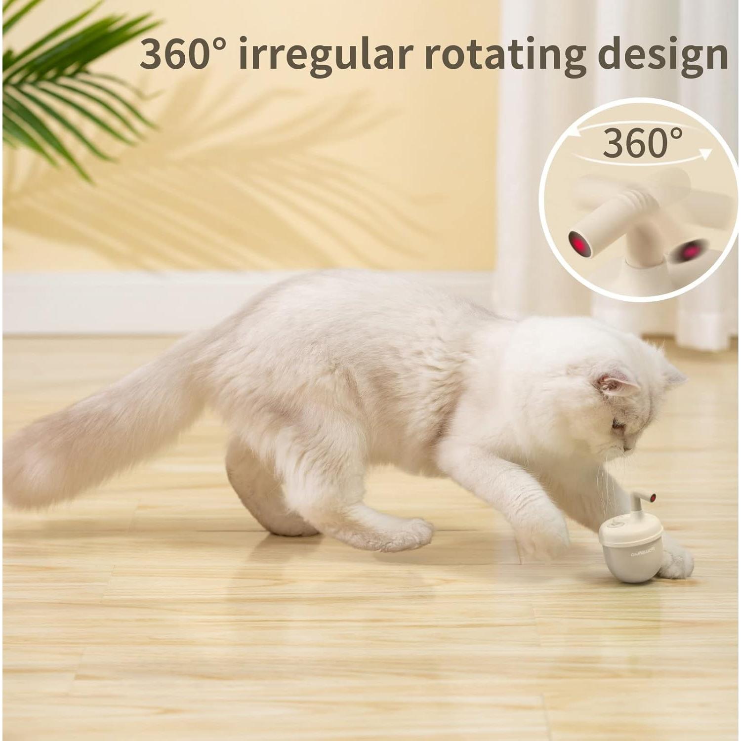 Juguete Láser para Gatos Whixo Interactivo Recargable 360°