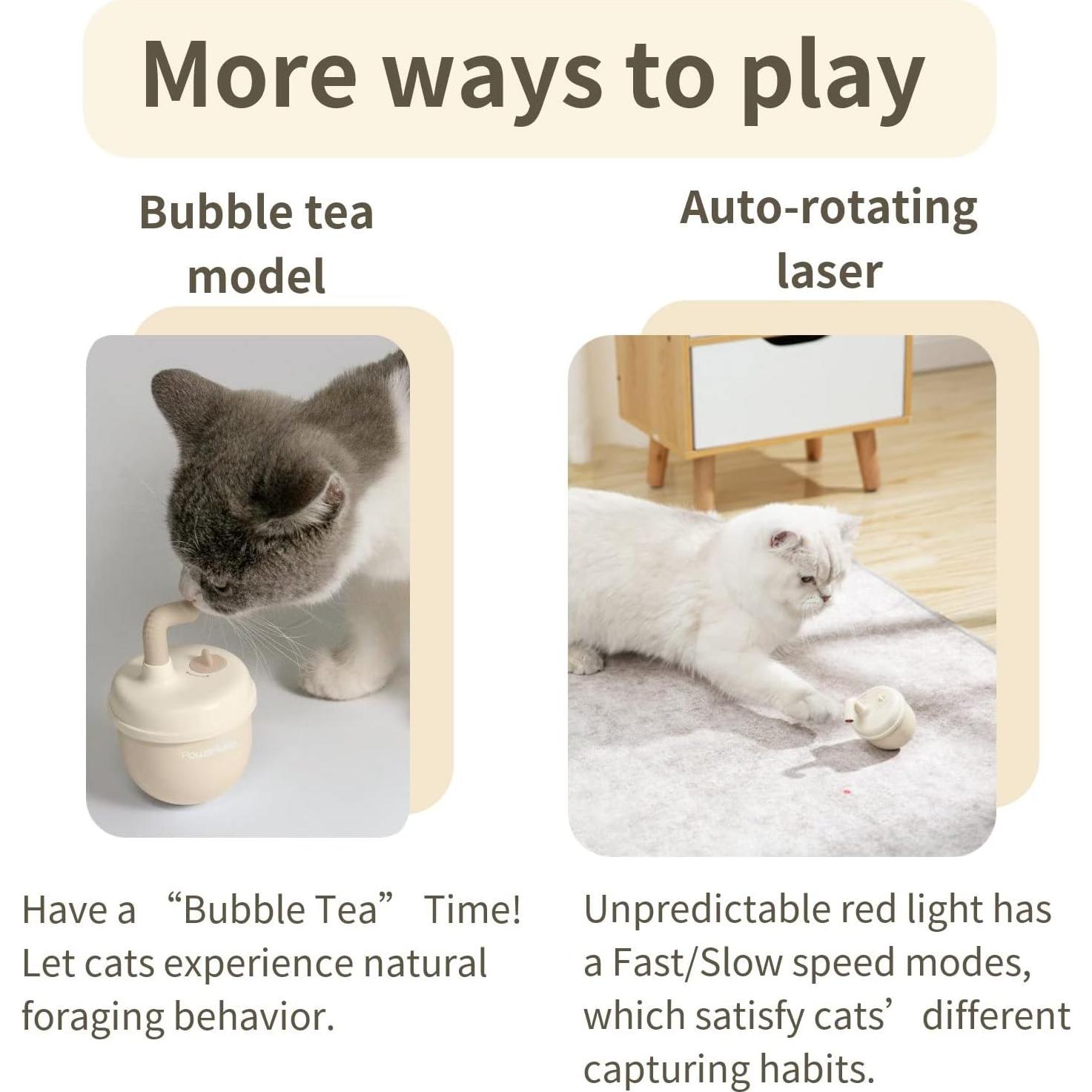 Juguete Láser para Gatos Whixo Interactivo Recargable 360°