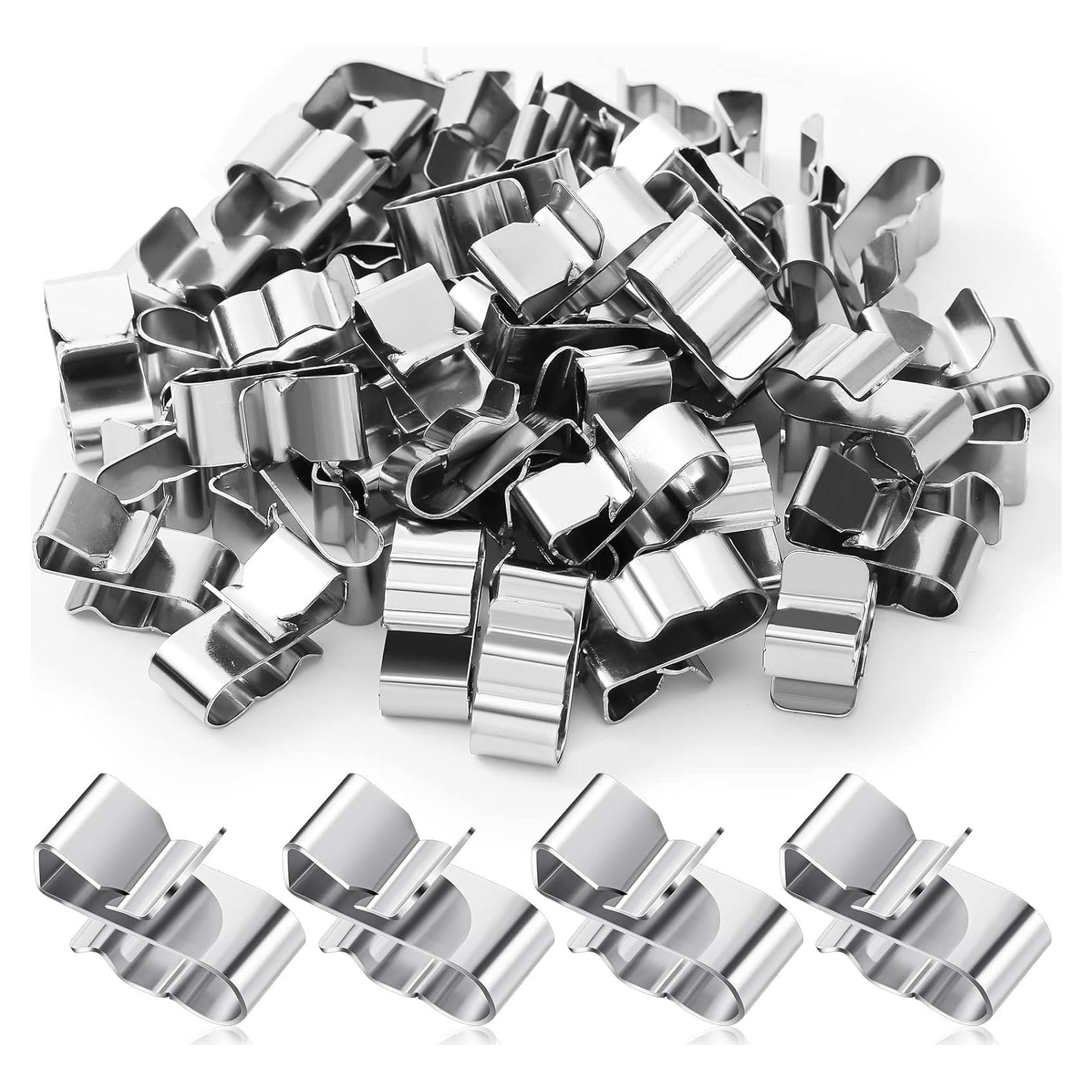 Clips de Alambre de Acero Inoxidable Zhengmy 50 Pcs 22.5 mm