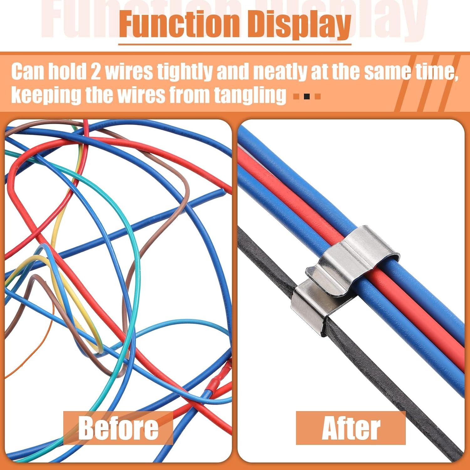 Clips de Alambre de Acero Inoxidable Zhengmy 50 Pcs 22.5 mm