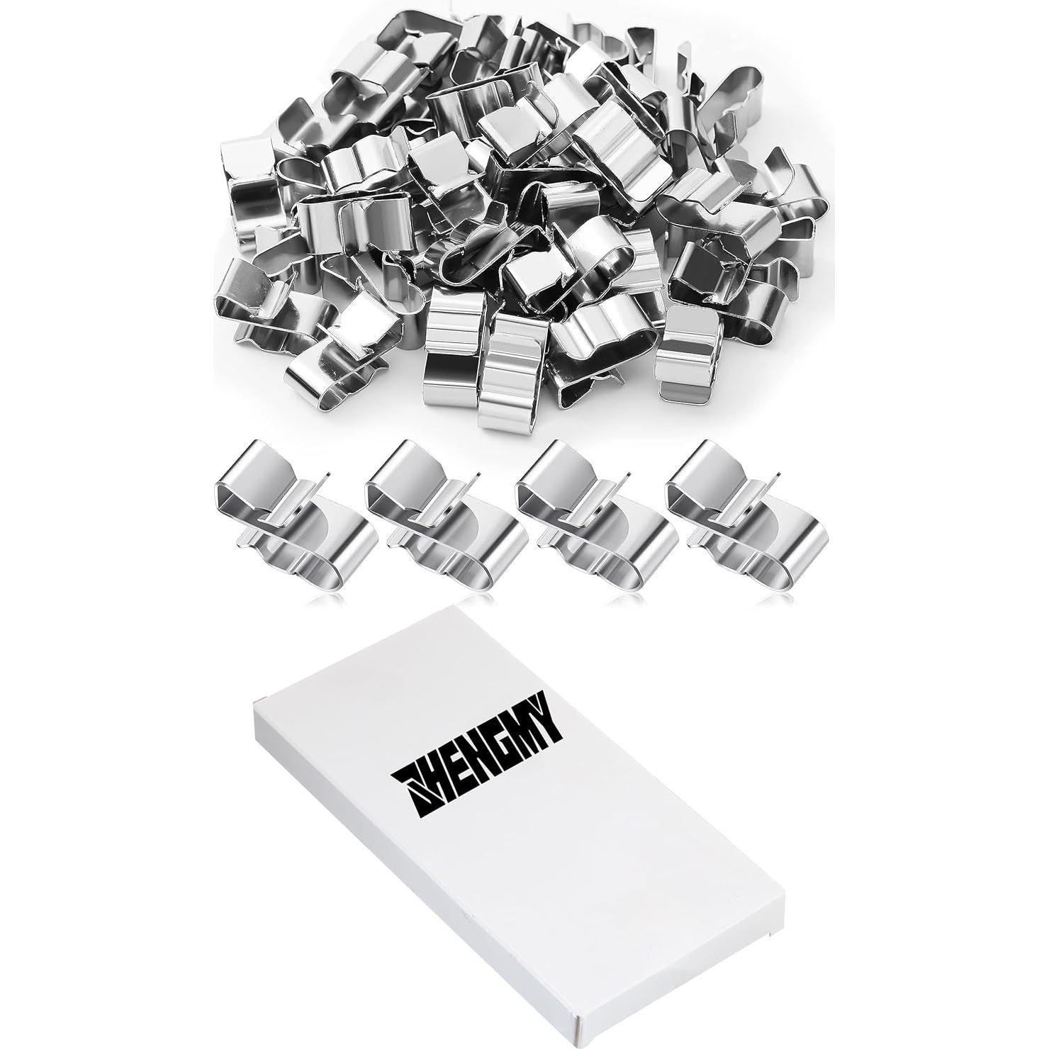 Clips de Alambre de Acero Inoxidable Zhengmy 50 Pcs 22.5 mm