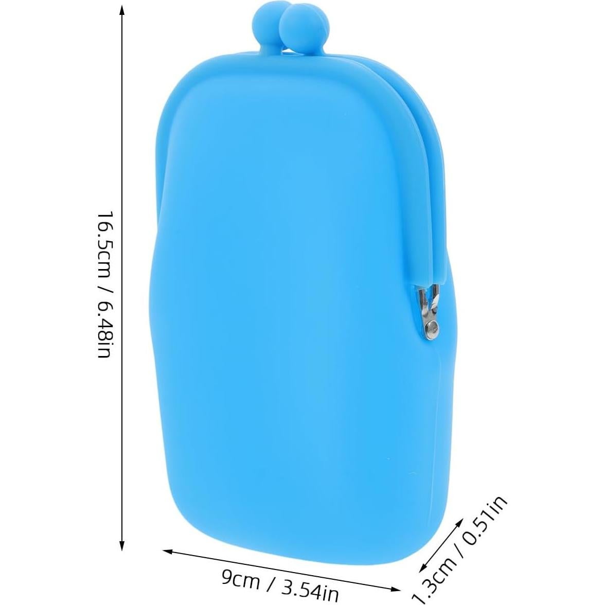 Monedero de Silicona Abaodam 16.5x12cm Azul Mini