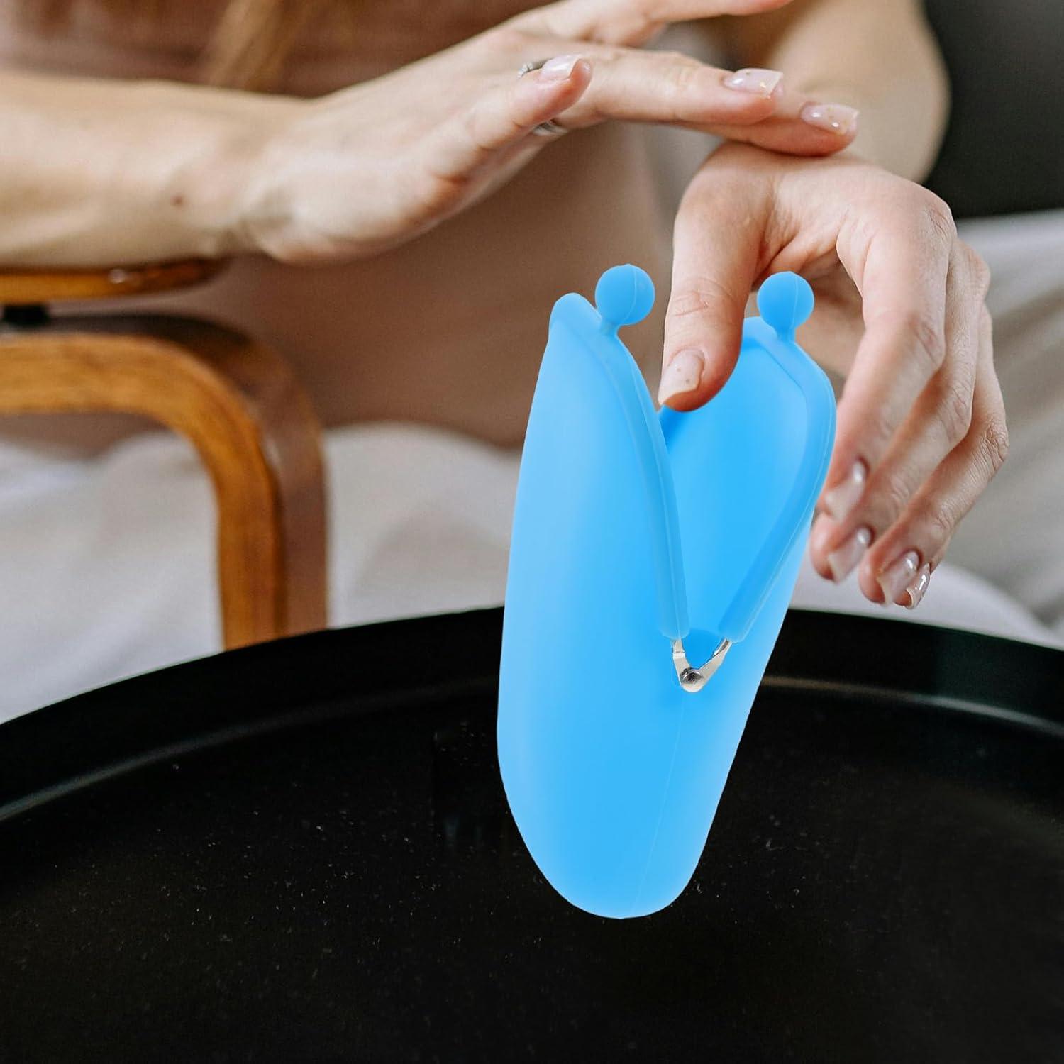 Monedero de Silicona Abaodam 16.5x12cm Azul Mini