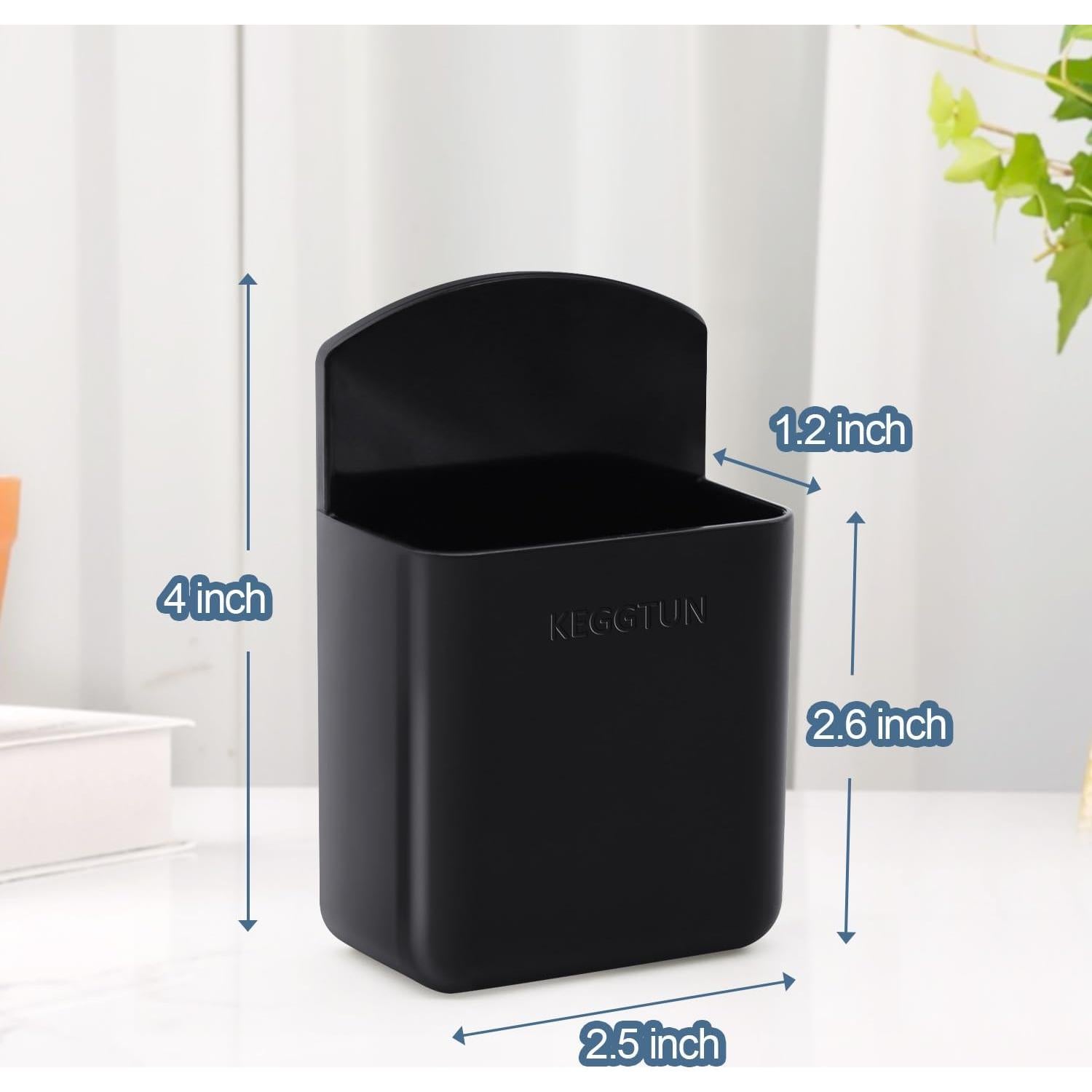 Soporte de Control Remoto Montaje en Pared TKGKHK 2PCS Negro