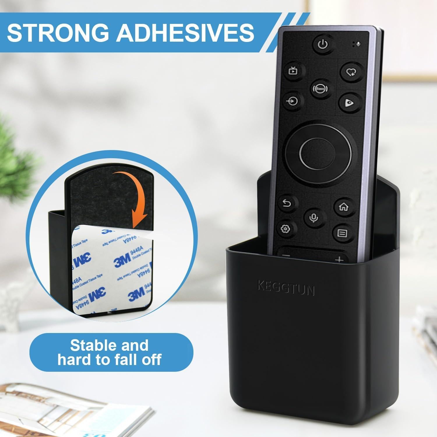 Soporte de Control Remoto Montaje en Pared TKGKHK 2PCS Negro