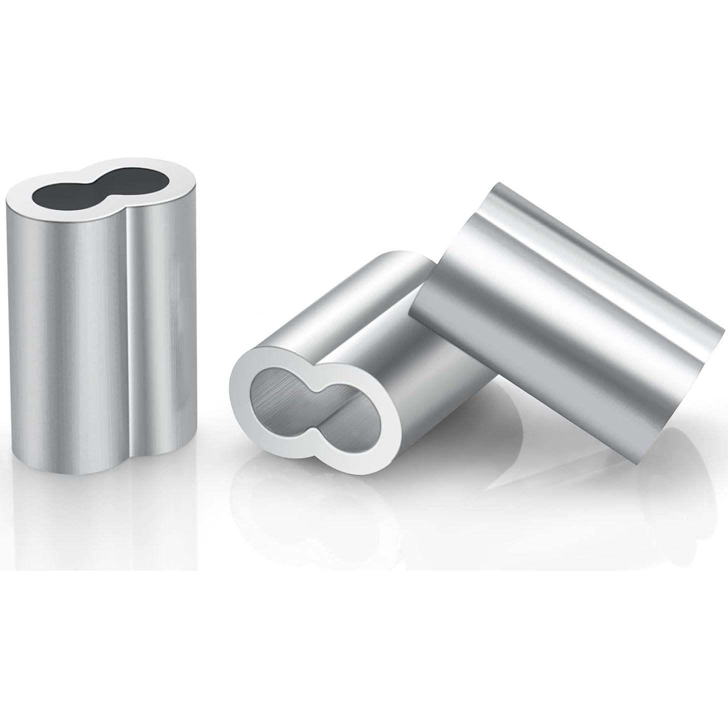 Manga de Crimpado de Aluminio 30PCS 6mm Petutu