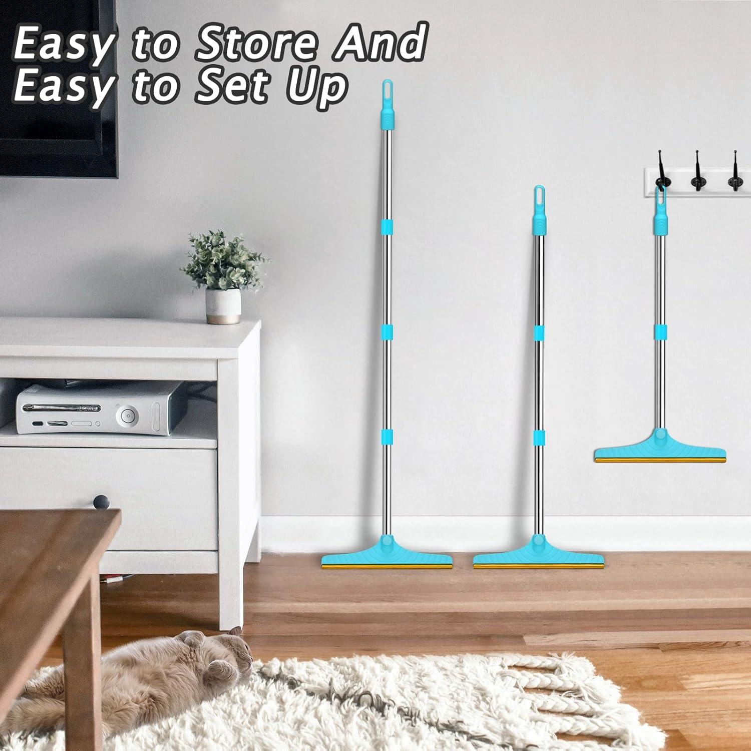 Rastrillo de Alfombra Eaersan 60" Ajustable para Pelo de Mascotas