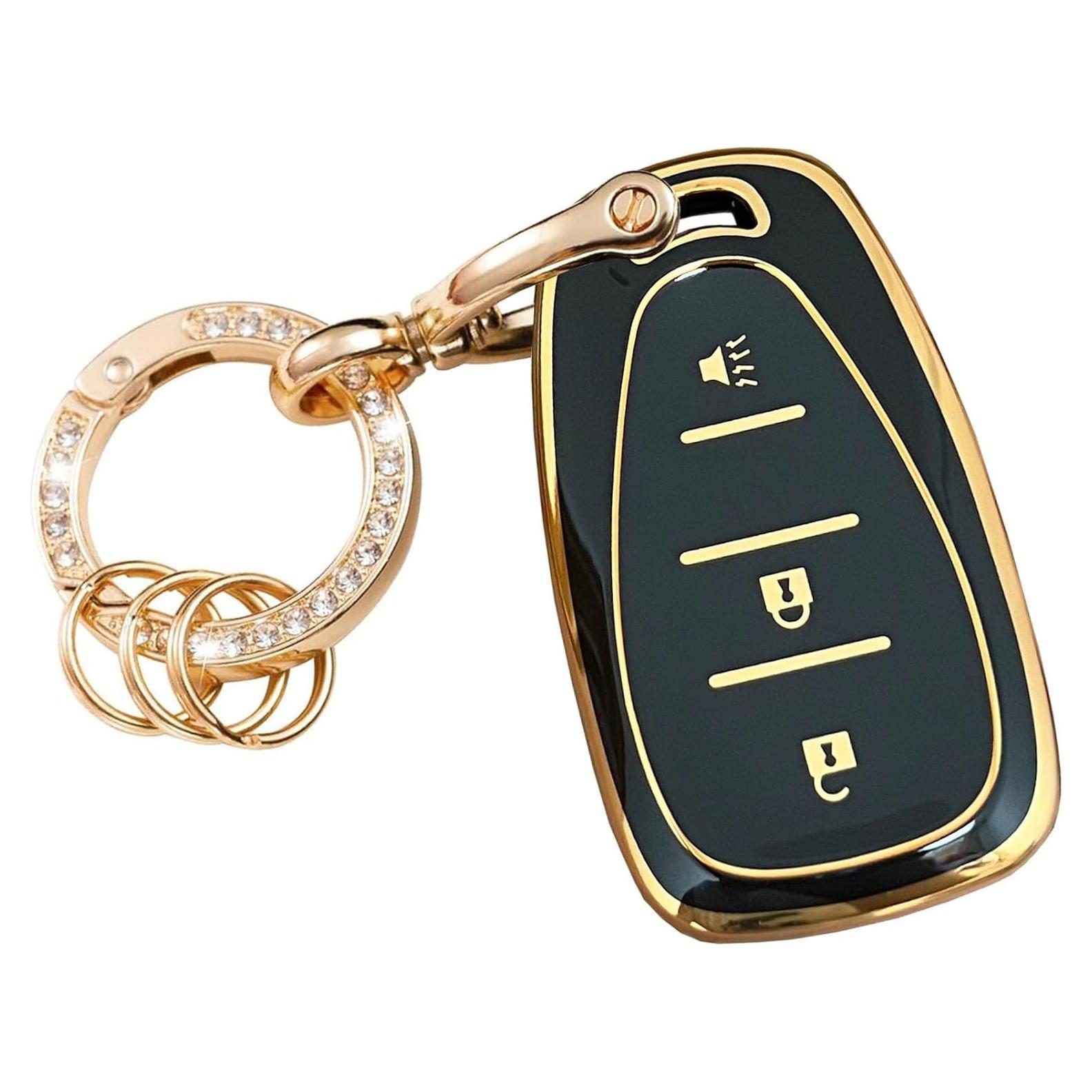 Cubierta de llave Chevrolet Blazer/Sonic/Equinox 2016-2021 Oro-Negro