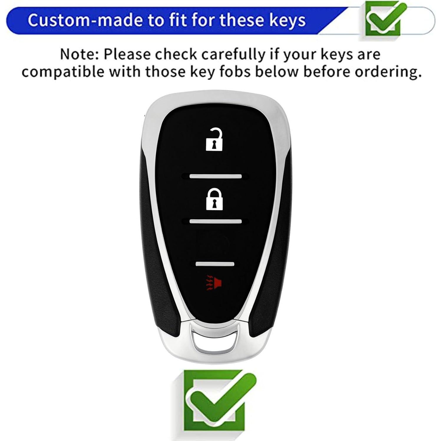 Cubierta de llave Chevrolet Blazer/Sonic/Equinox 2016-2021 Oro-Negro