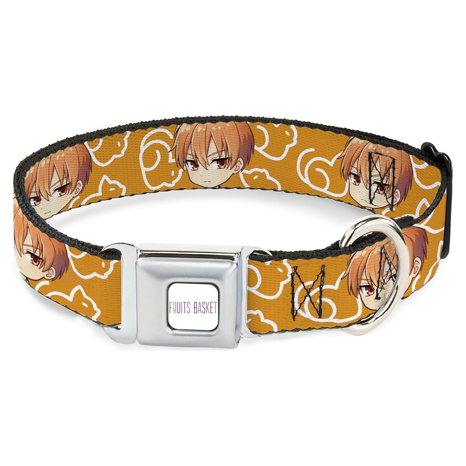 Collar para Perro Crunchyroll Kyo Soma Naranja y Blanco 24.1-33 cm