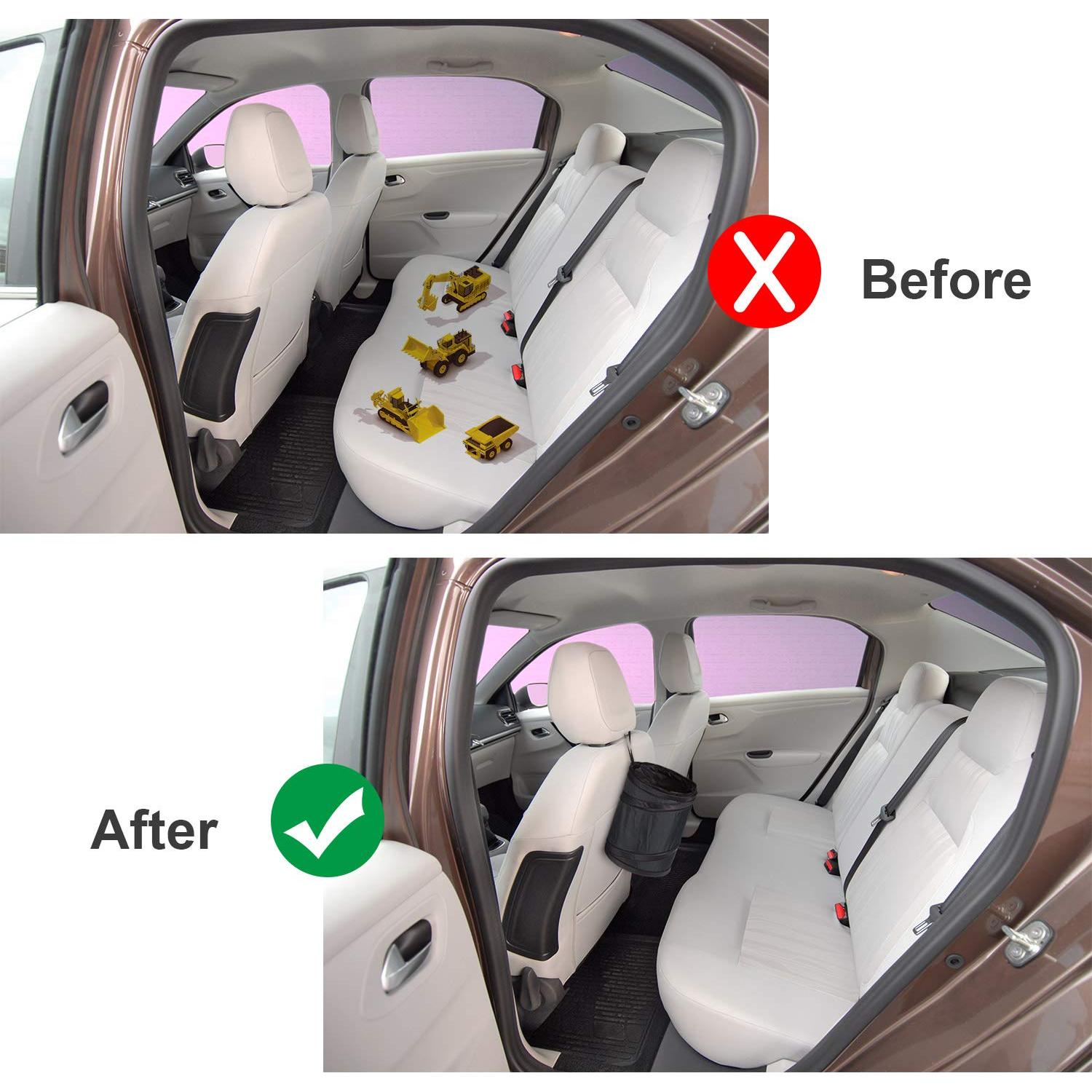 Bolsa de Basura para Auto Boao Plegable Impermeable 20x15cm