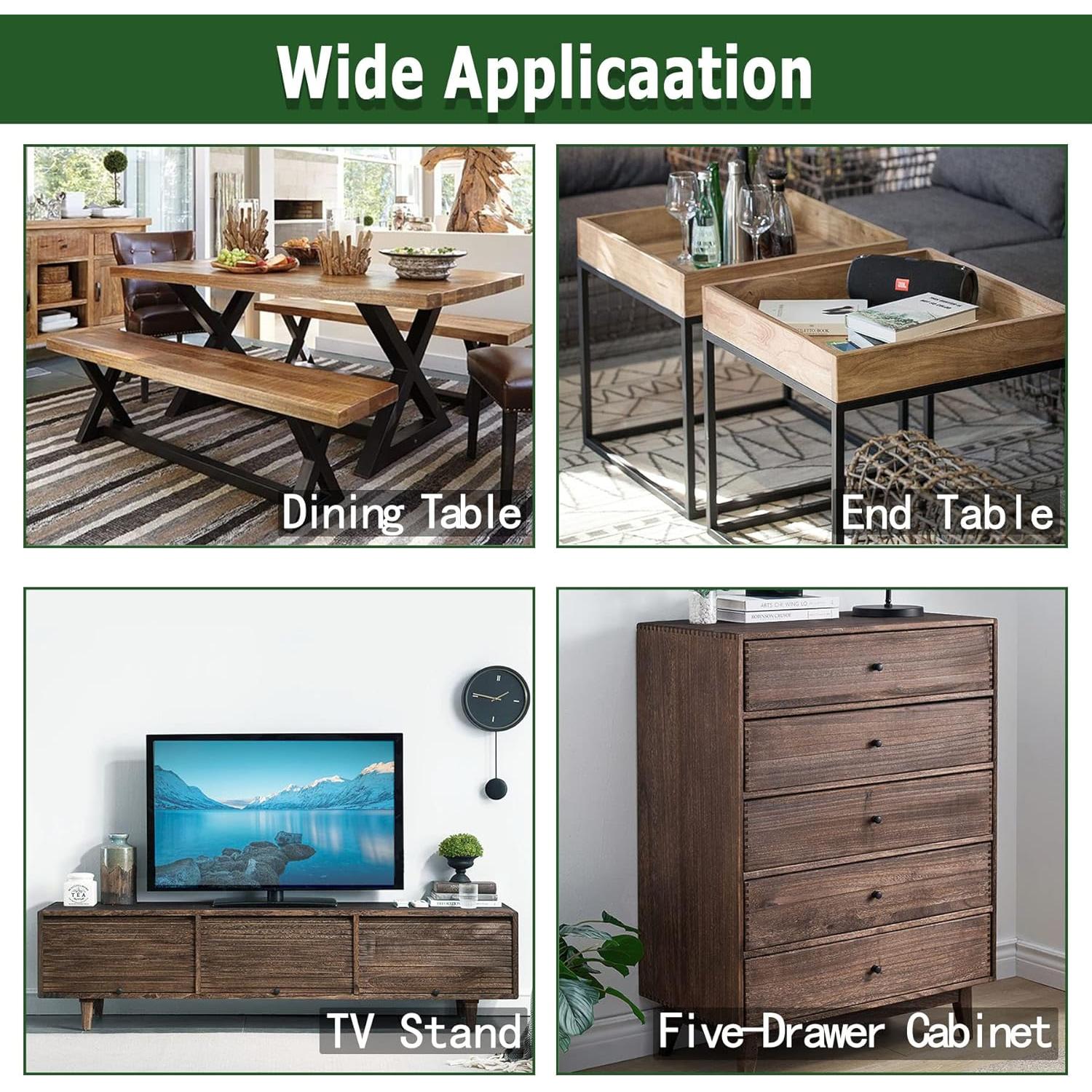 Protectores de Esquinas de Metal KOXHERO 8.89 cm 4 Piezas